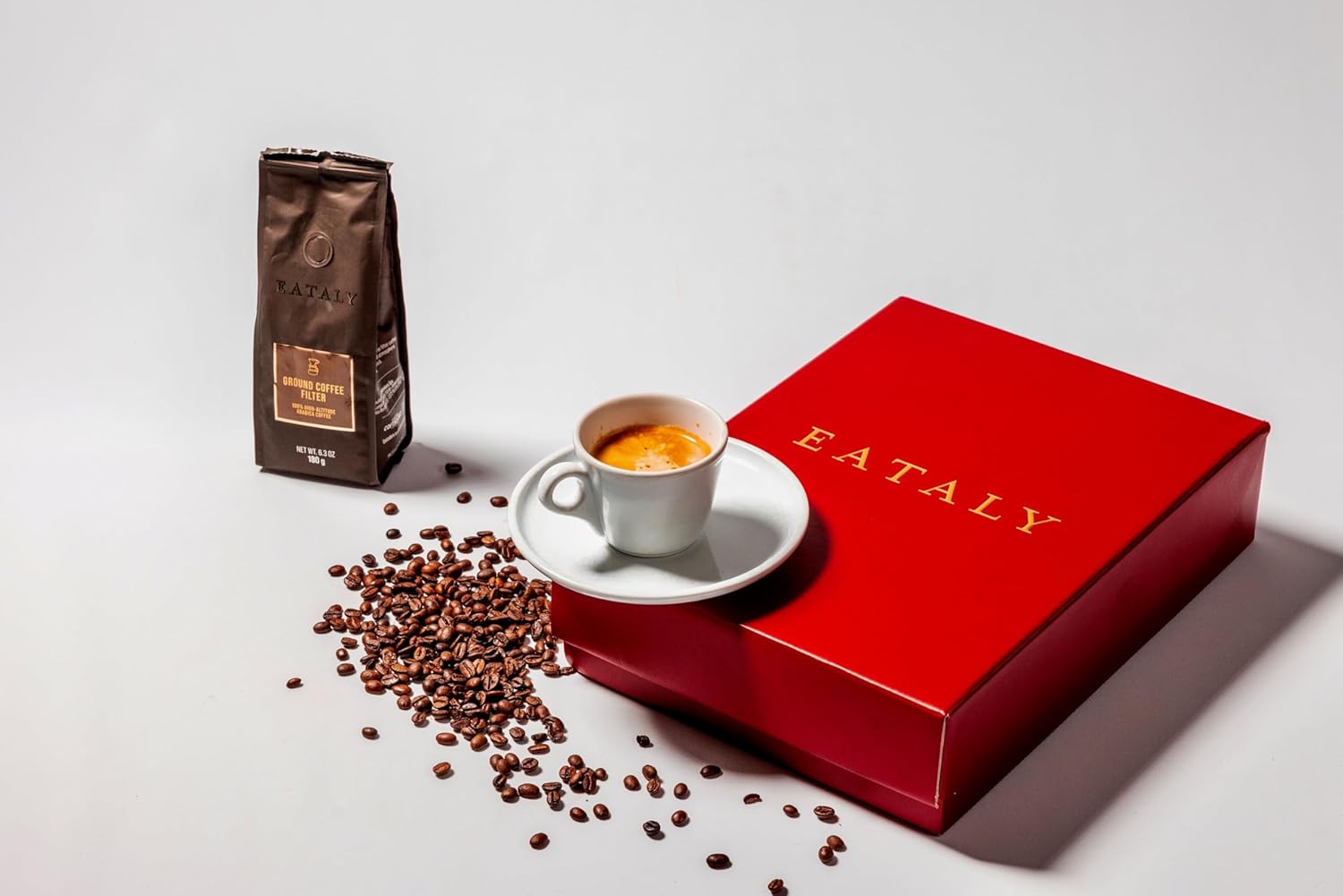 Eataly 100% High Altitude Arabica Coffee (6.3 Ounce (Pack of 1), Filter Ground Coffee)