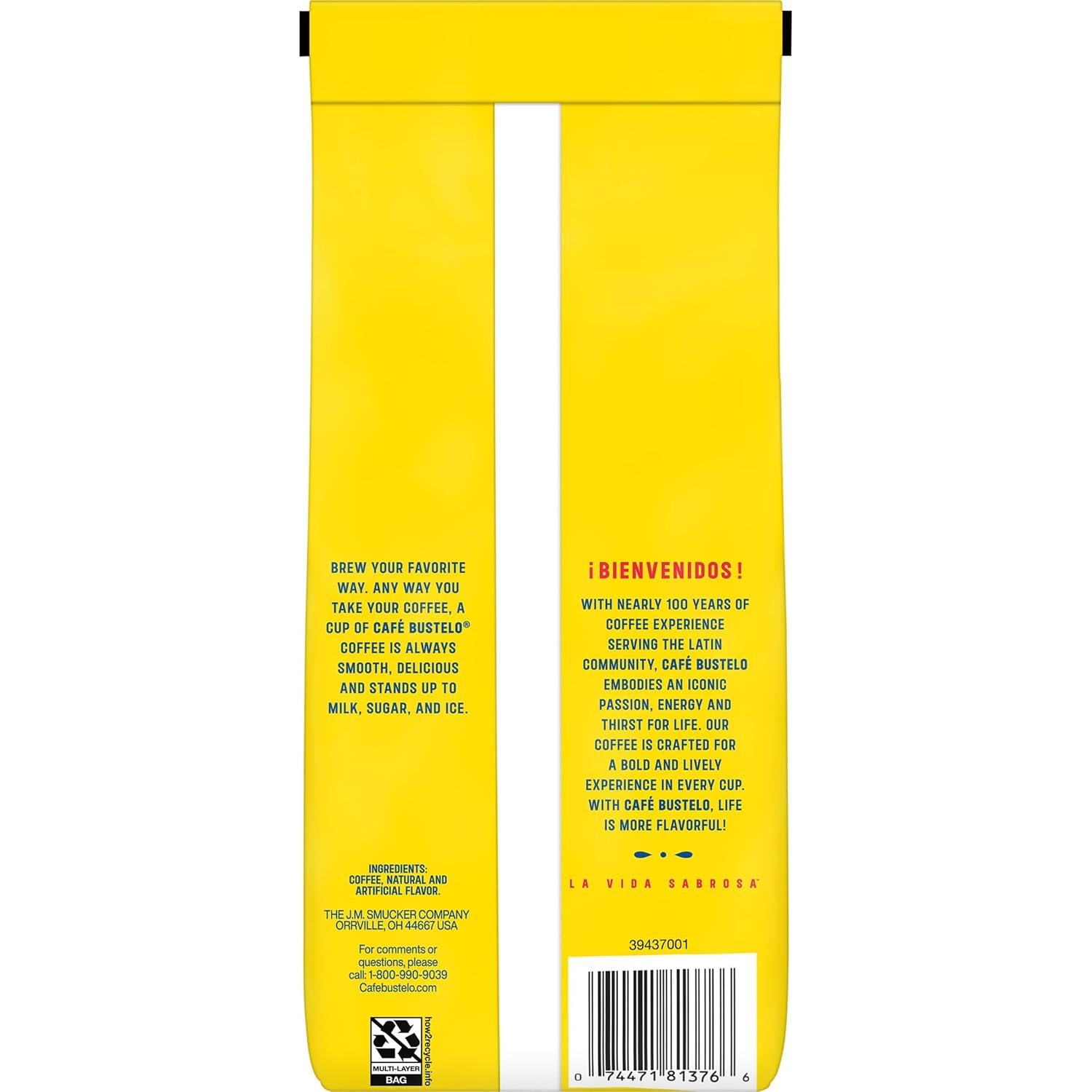 Café Bustelo Dulce de Leche Ground Coffee 11 Ounce Bag