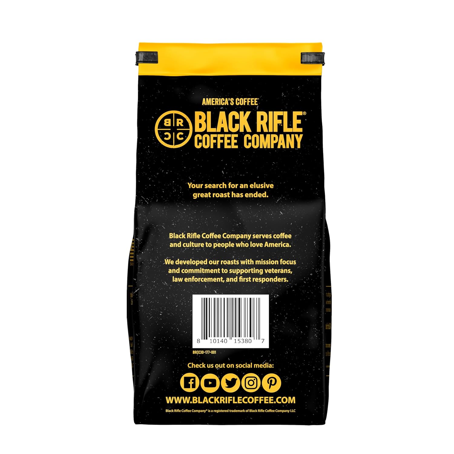 Black Rifle Coffee Company, Medium and Dark Roast Ground Coffee Variety 2 Pack, 18 OZ Bags
