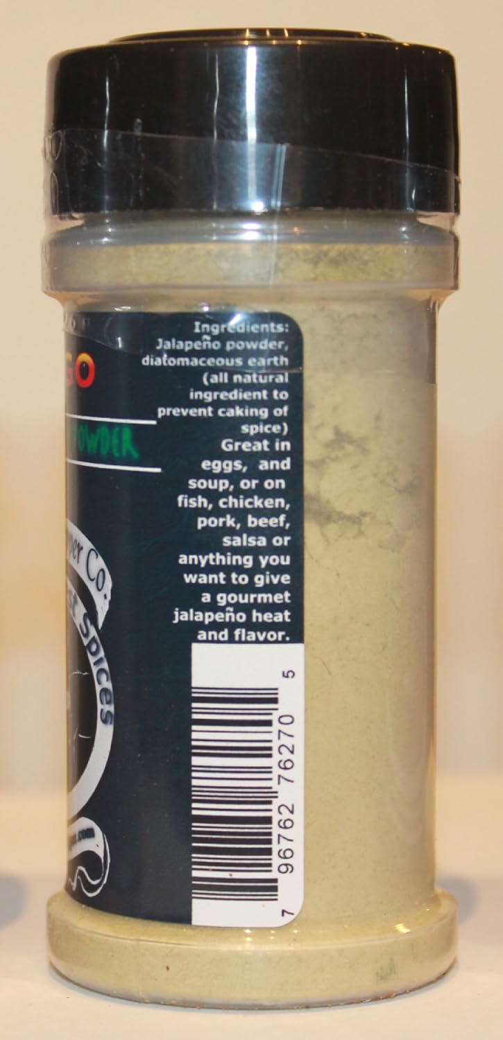 Chili Pepper Powder Spice Gift Set Jalapeño Chipotle Ancho Aji Amarillo