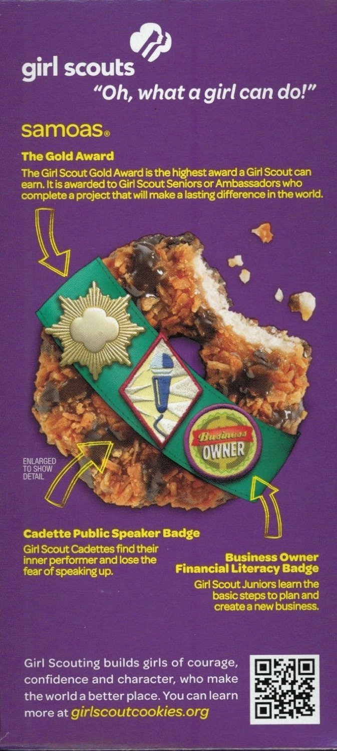 Girl Scout Caramel DeLites Cookies - Samoas