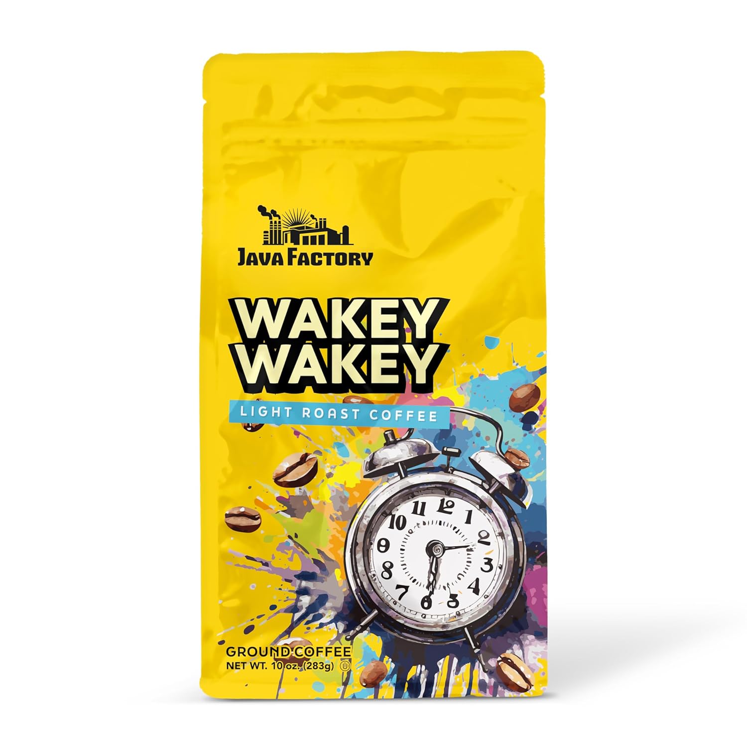 Java Factory French Toast Flavored Ground Coffee Bag – Cinnamon and Maple Brew, Made with 100% Arabica Beans - Flavor Enhanced, 10 Oz
