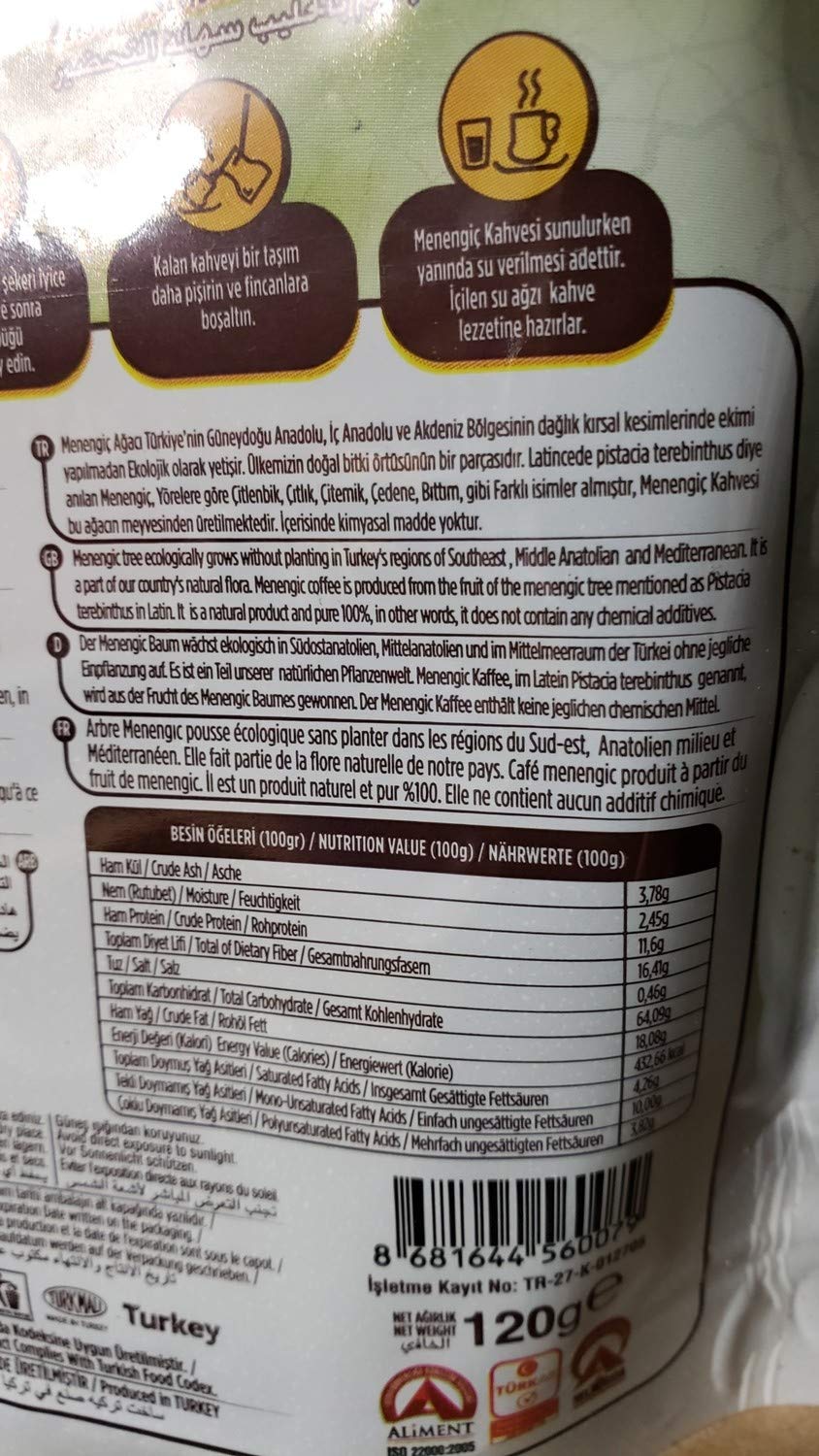 Kirkyil Menengic kahvesi 120gr ( pistachio coffee)