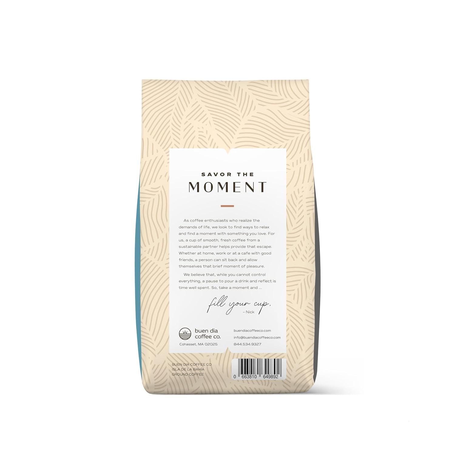 Buen Dia Coffee Co. Honduran Ground Coffee, 10 Ounce - Certified Organic, Fairtrade Coffee