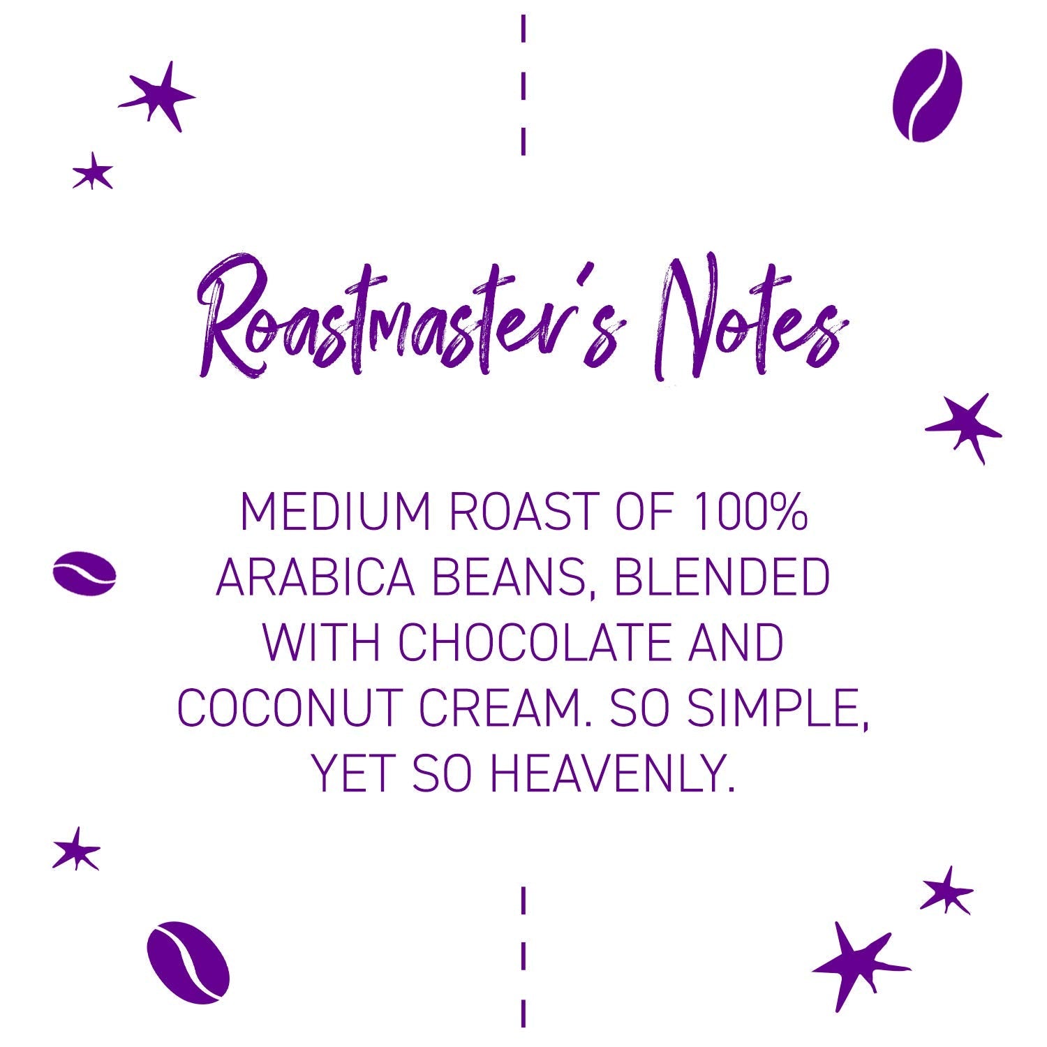 Joffrey's Coffee - Angel's Kiss, Artisan Medium Roast, Arabica Coffee Beans, Chocolate & Coconut Cream Flavor, Gluten-Free, Kosher, No Sugar (Ground, 16 oz)