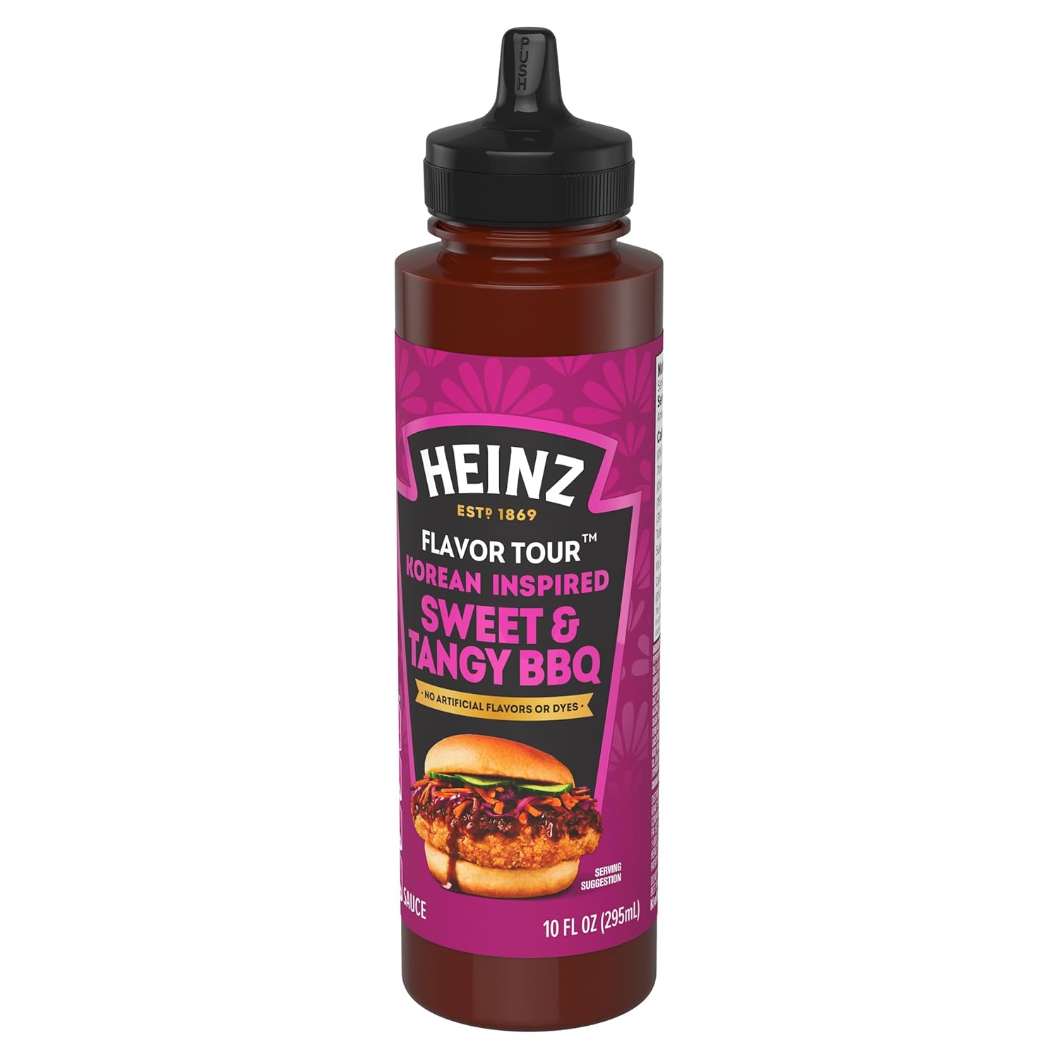 Heinz Flavor Tour Korean Inspired Sweet & Tangy BBQ Sauce, 10 fl oz Bottle