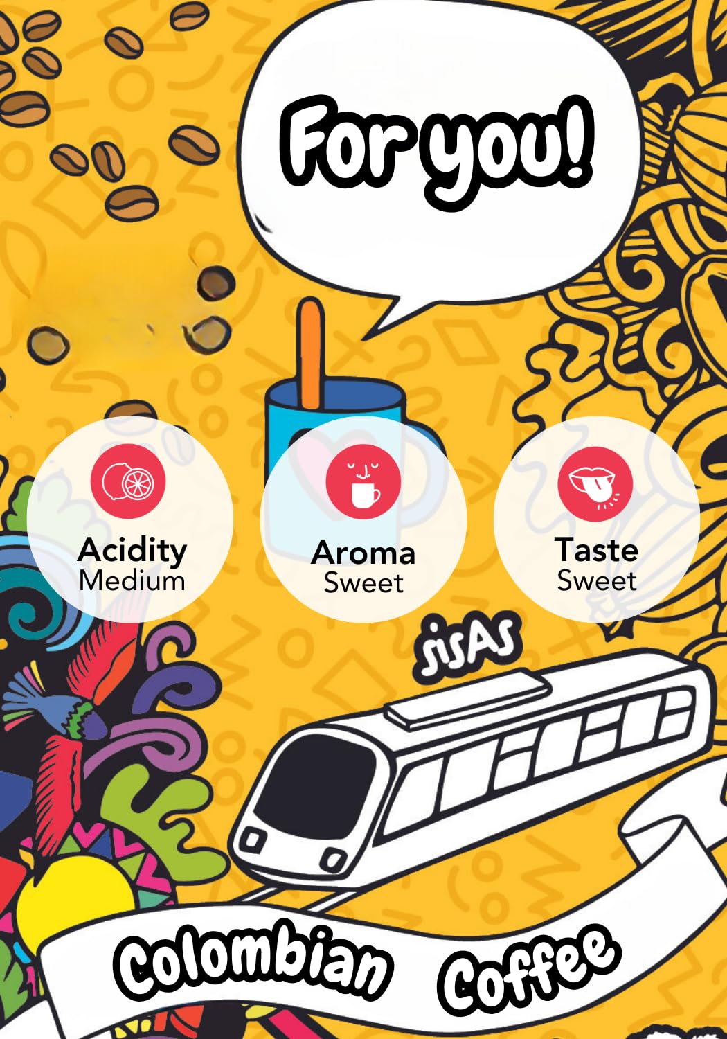 Lattenda Para Ti Specialty Coffee: Personalized Colombian Culture in Every Sip - 454g Ground