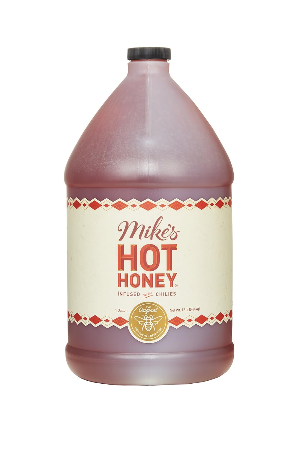 Mike's Hot Honey, America's #1 Brand of Hot Honey, Spicy Honey Infused with Chili Peppers, Certifiied-Kosher, Gluten-Free, Paleo-Friendly, Sweet Heat, Perfect for Hot Sauce Lovers (192oz Jug, 1 Pack)