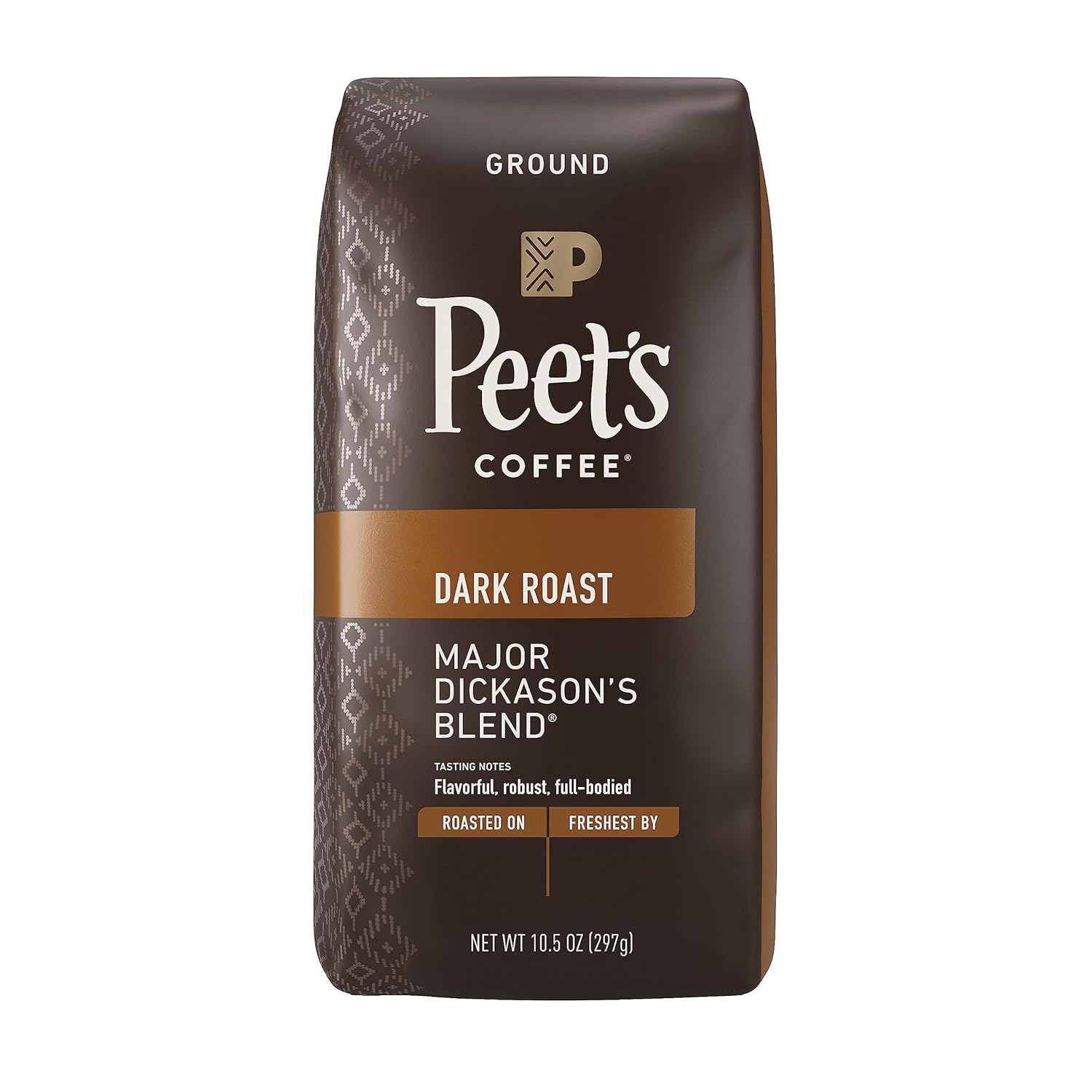 Peet's Major Dickason's Blend Ground Dark Roast Coffee, 10.5 oz Bag