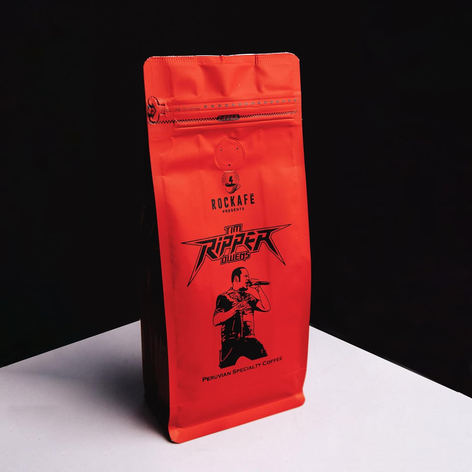 Rockafe Tim Ripper Owens Edition - 8.8 oz Bag of Peruvian Specialty Coffee - By Iky Store