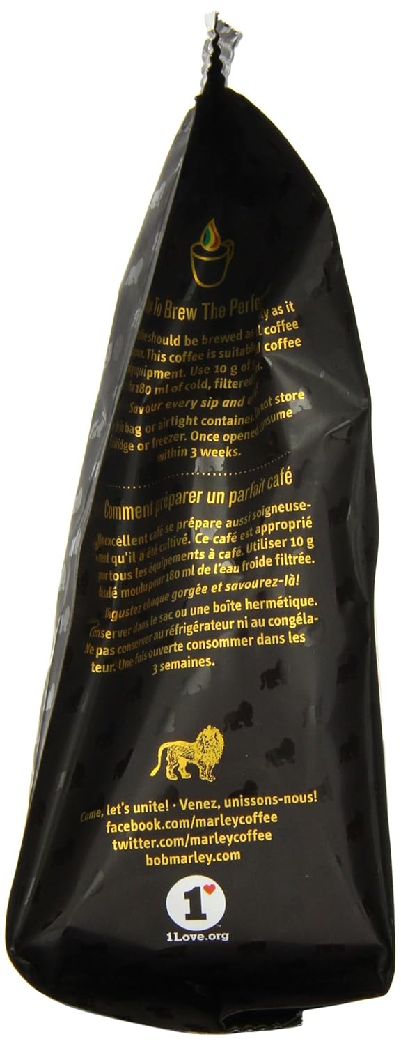 Marley Coffee Organic Dark Roast Ground Coffee - Buffalo Soldier 227g