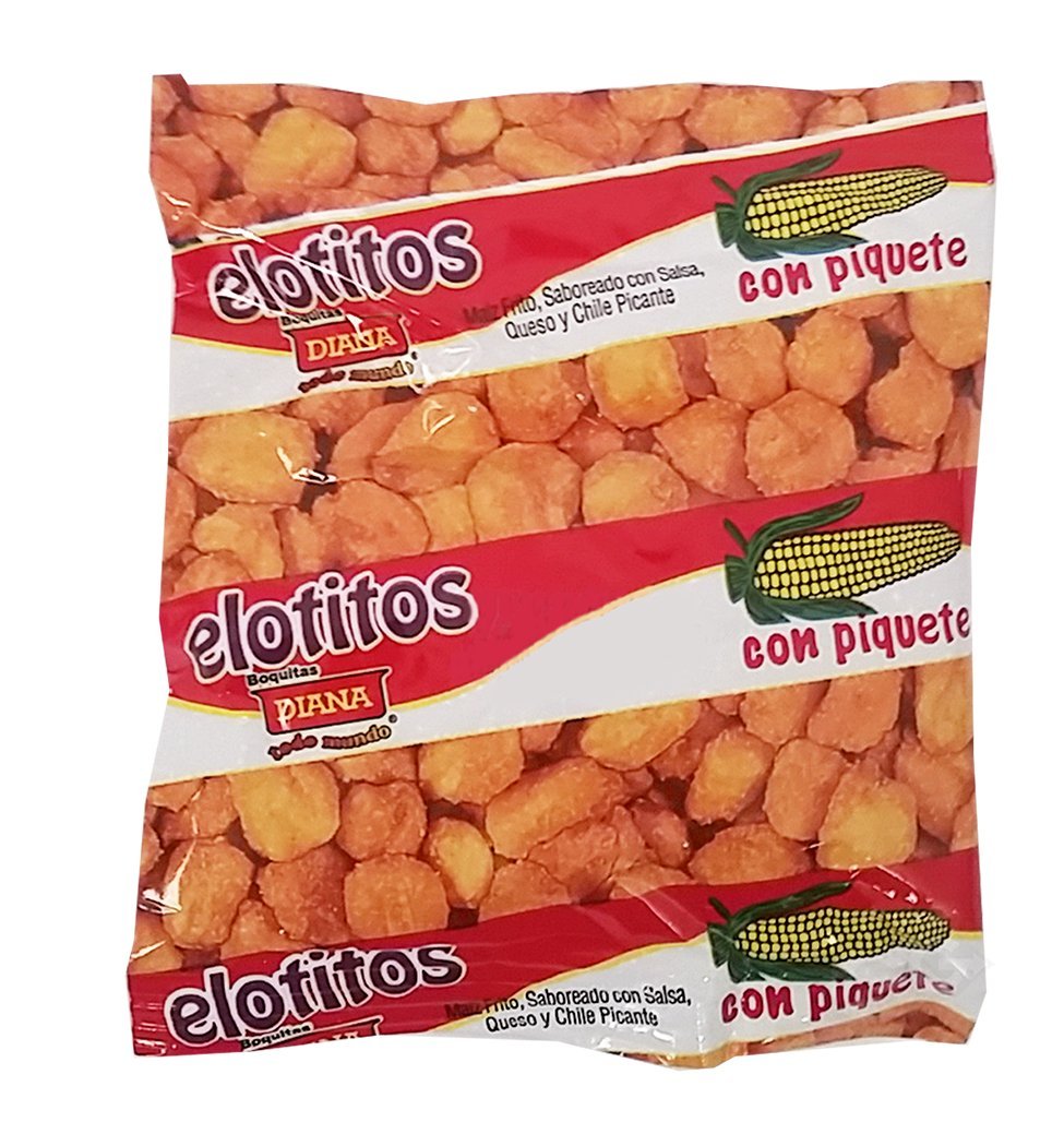 Diana Cornbits Hot 0.56 oz (dozen) - Elotitos con Piquete (Pack of 4)