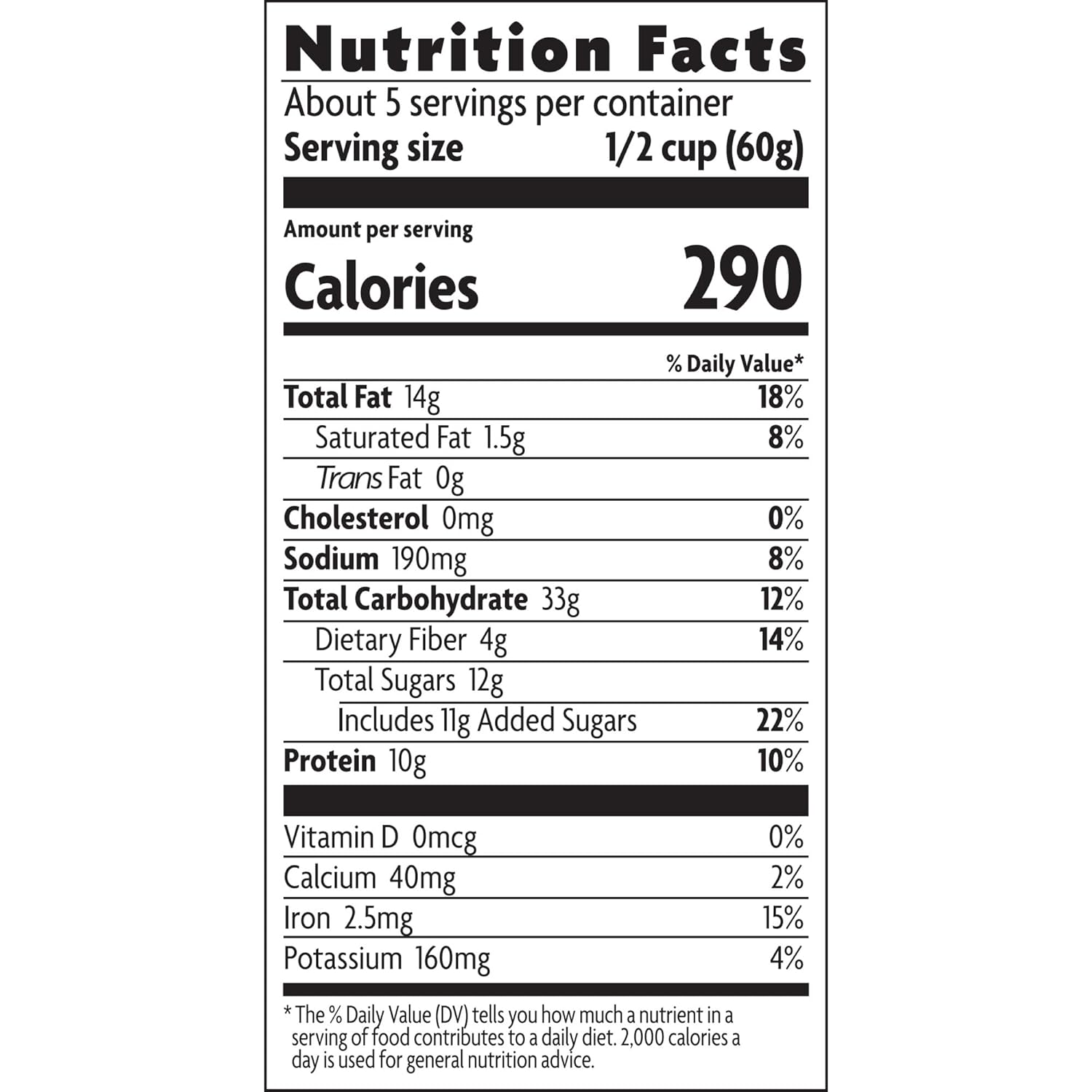 Love Crunch Organic Peanut Butter Protein Granola, 11 oz (Pack of 1), Non-GMO, by Nature's Path