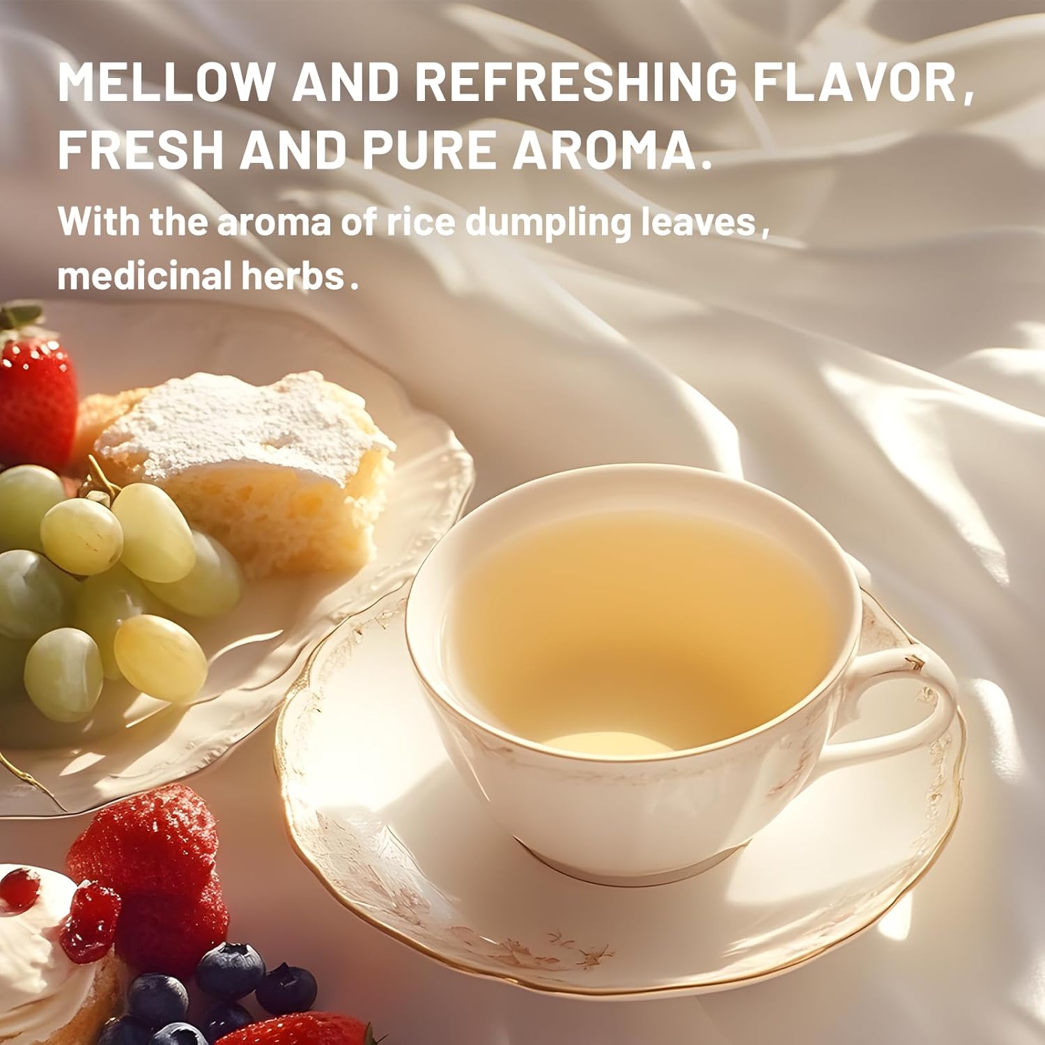 iTeaworld Gongmei White Tea 2024 Spring Harvest - Premium Chinese Tea from Fuding Fujian, Low Caffeine Multiple Steeping, Smooth Mellow Taste - Perfect for Daily Drinking & Relaxation - Ideal for Tea Enthusiasts 1 Pack(1.76oz)