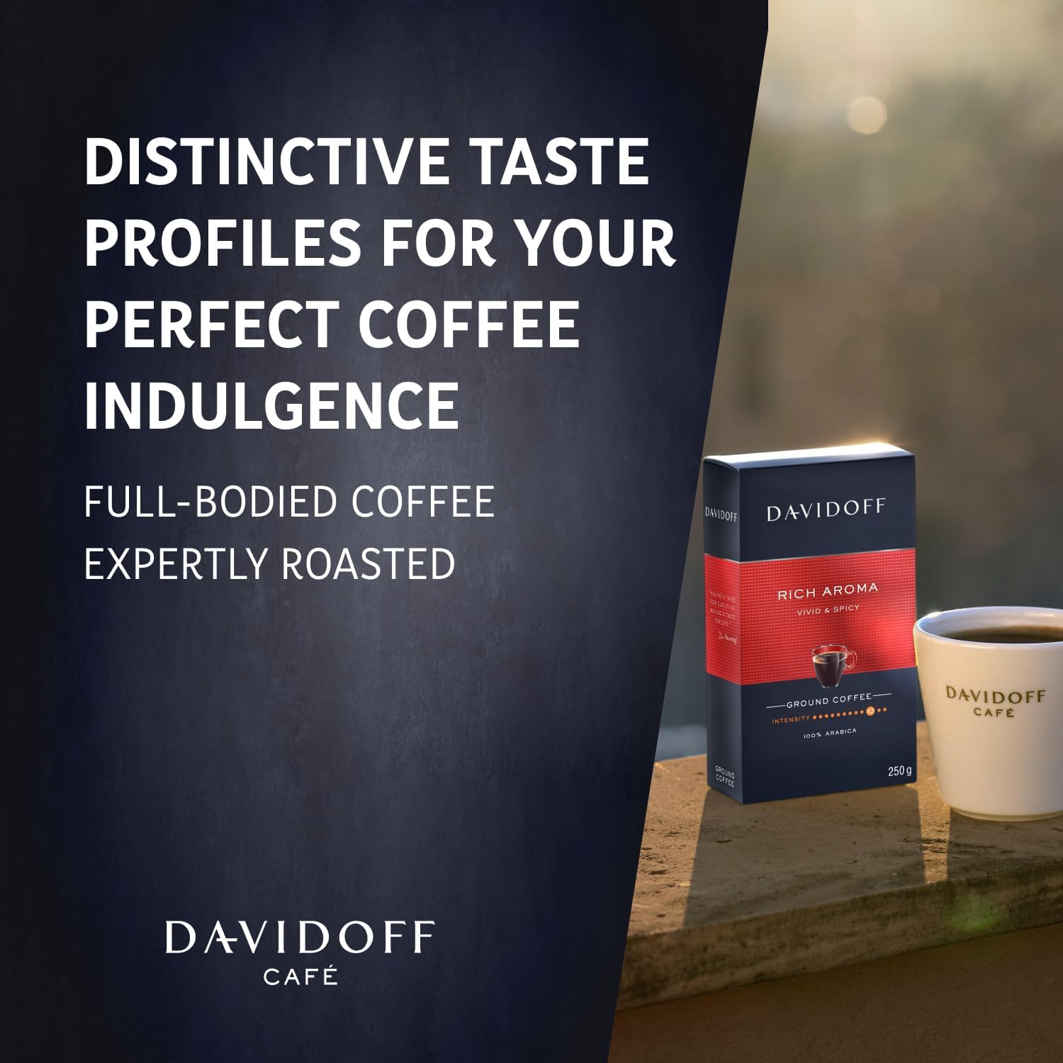 Davidoff Cafe Rich Aroma Ground Coffee, 8.8 Ounce Package