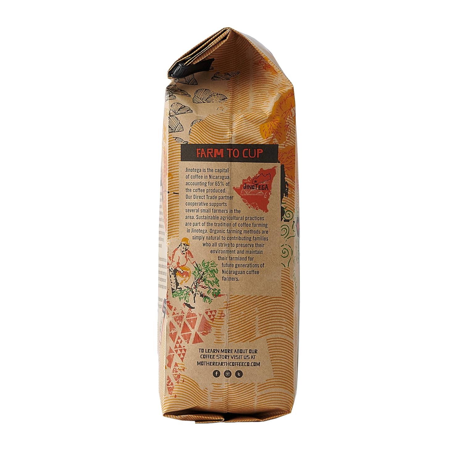 Mother Earth Organic Medium Roast 12oz Ground-Coffee for Goodness Sake-USDA Organic GROUND Coffee