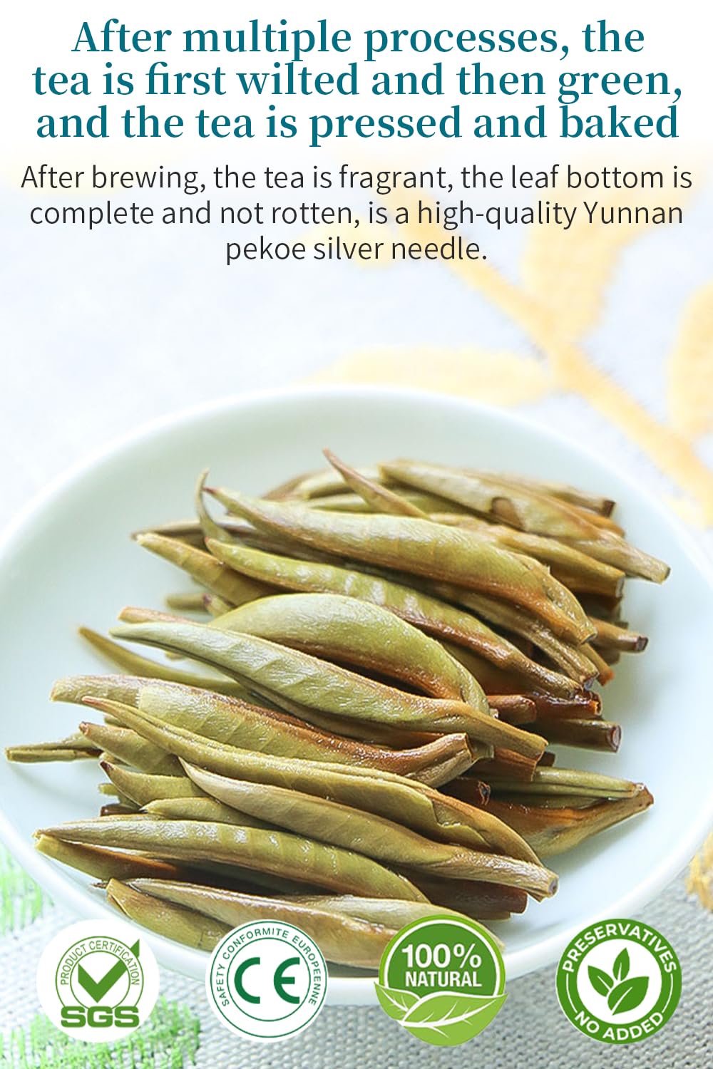 XIXICHA Fuding Silver Needle White Tea 福鼎白毫银针 & Yunnan Silver Needle White Tea 云南白毫银针 白茶