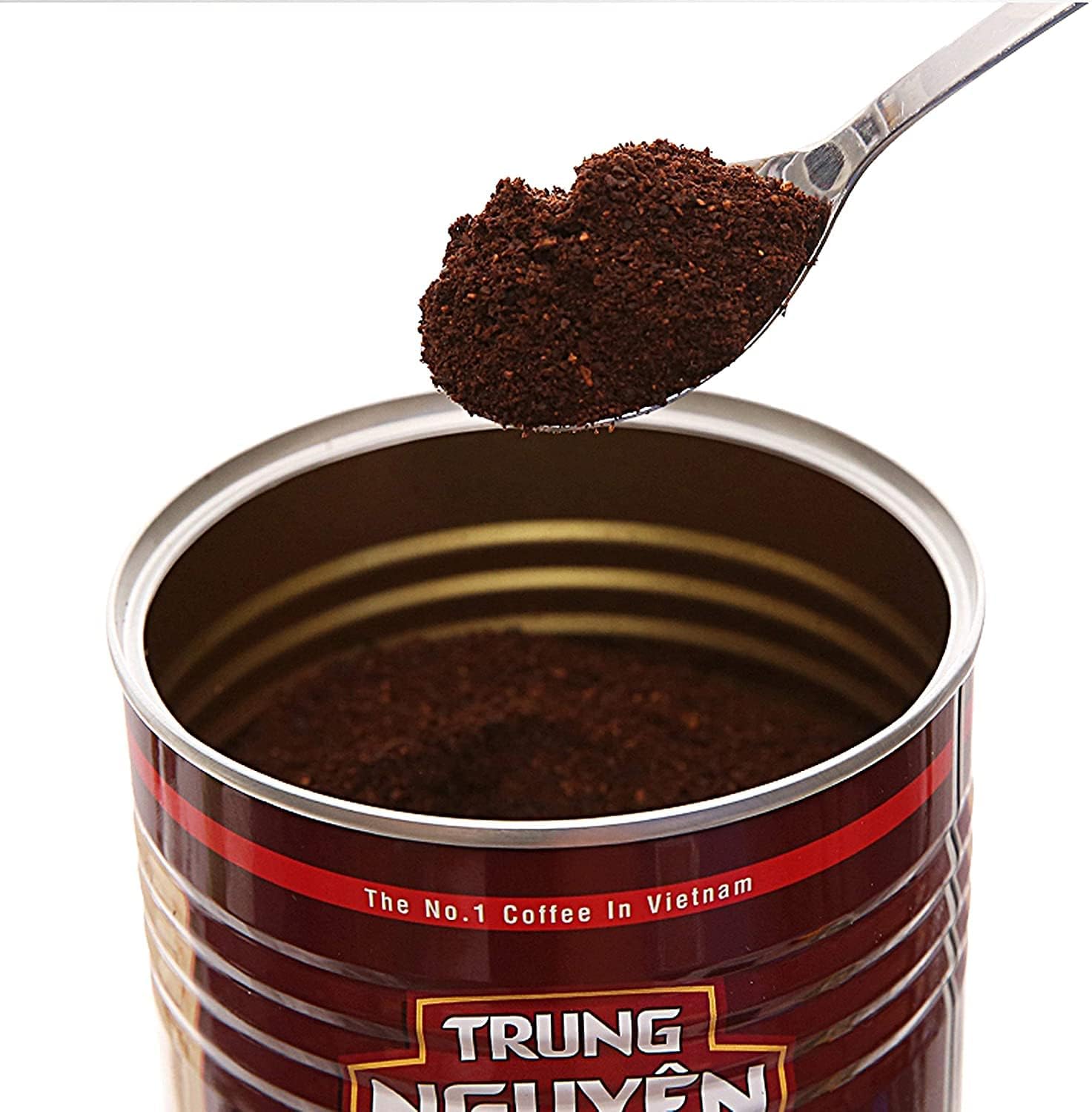 Trung Nguyen - Premium Blend Ground Coffee & Vietnamese Coffee Filter Bundle - 2 Items