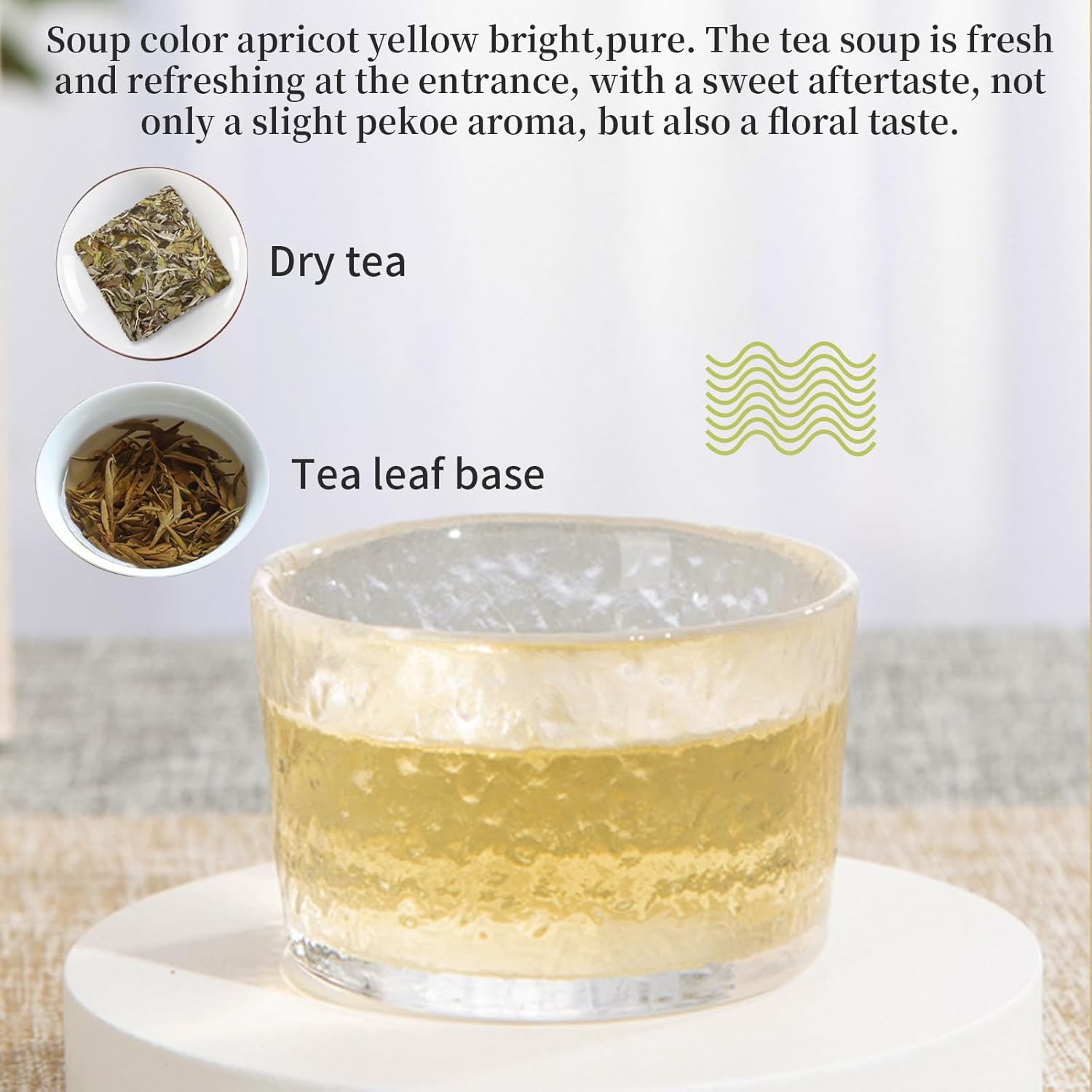 XIXICHA White Tea White Peony Gragon Pearl Tea 牡丹龙珠 & White Peony Tea King White Tea 牡丹王白茶
