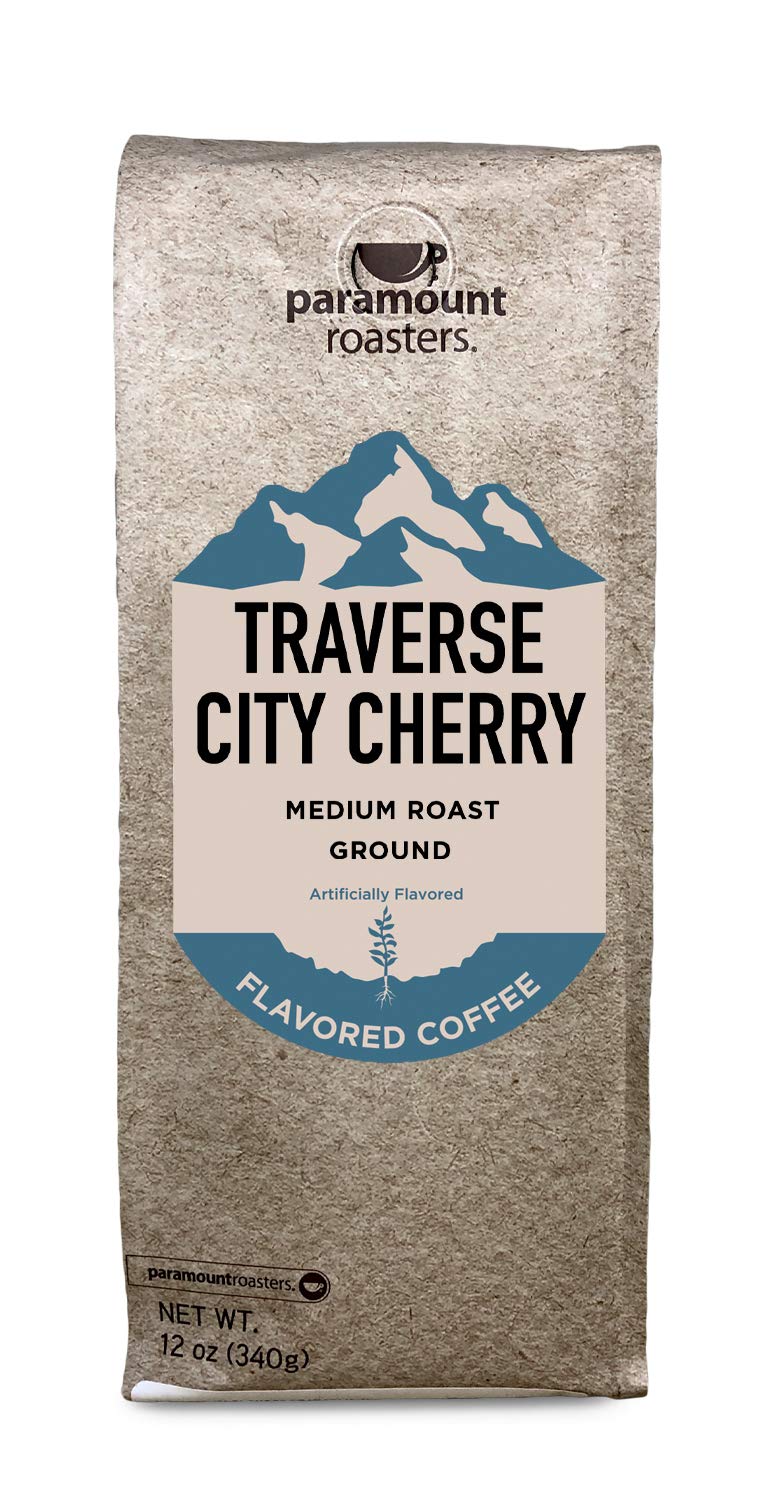 Traverse City Cherry, Mackinac Island Fudge, and Blueberry Muffin Flavored Ground Coffee Bundle
