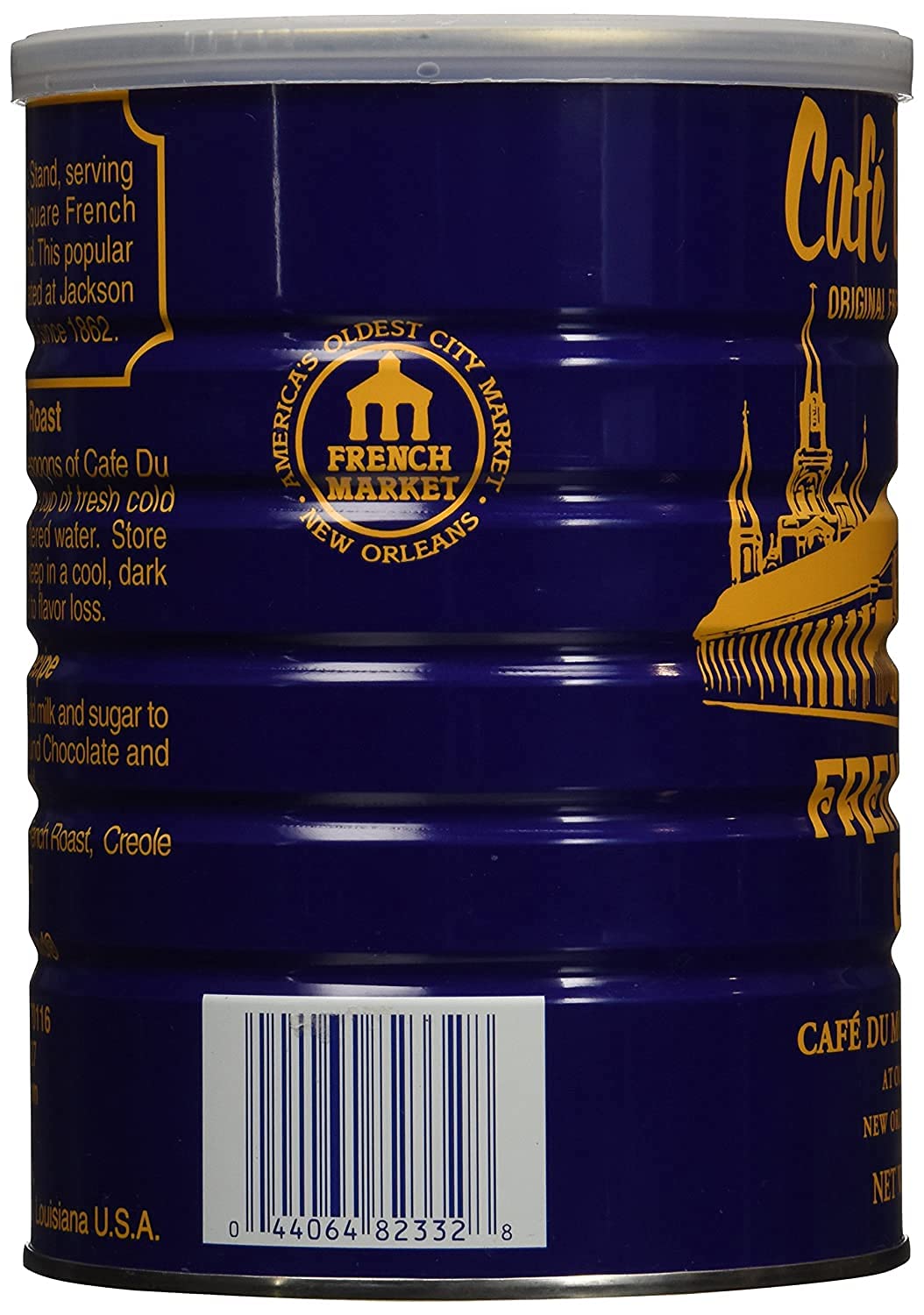 Cafe Du Monde French Roast Dark Coffee, 13 Ounce-SET OF 3