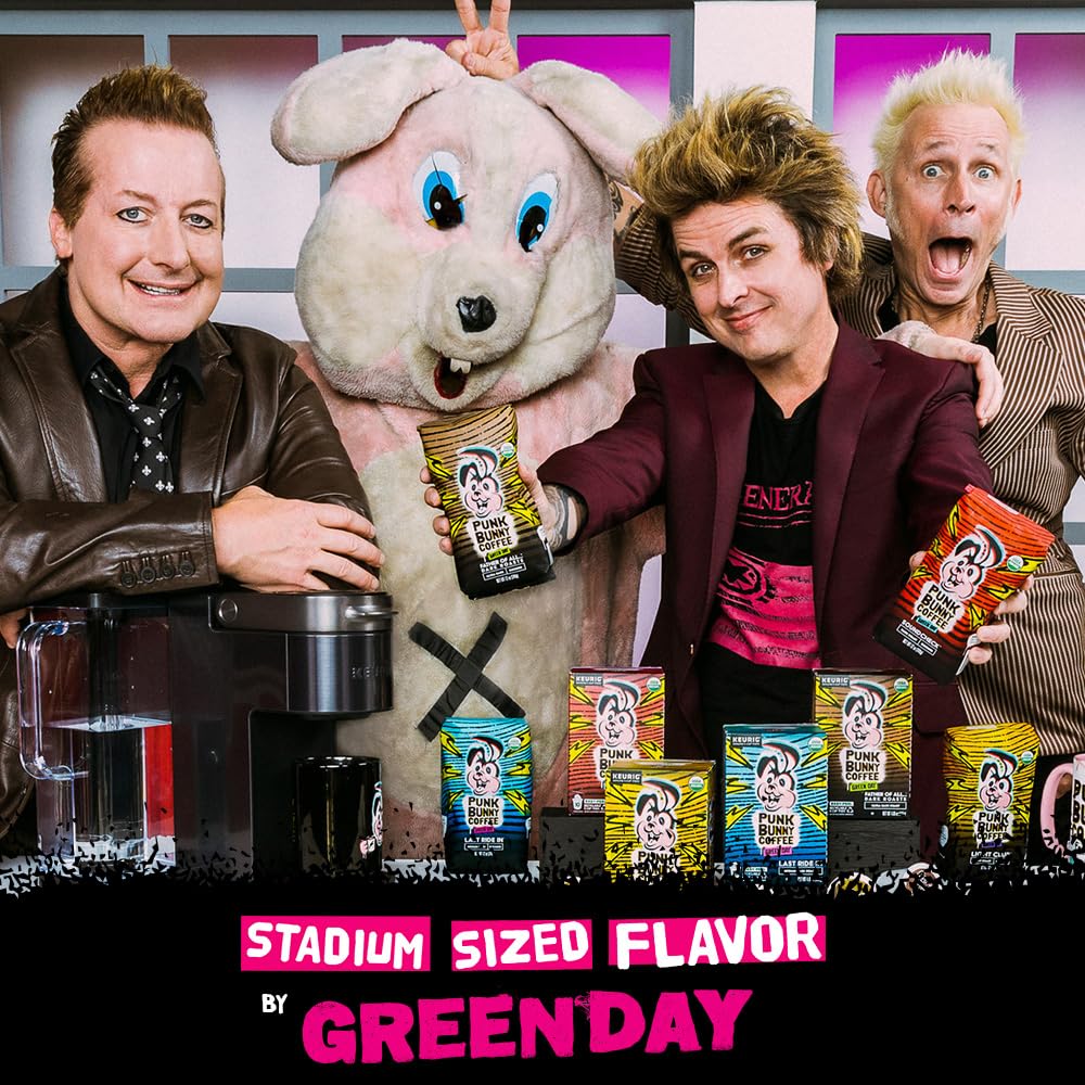 Punk Bunny Coffee Dark Medium Roast, Organic Ground Coffee, Last Ride In, 12 oz