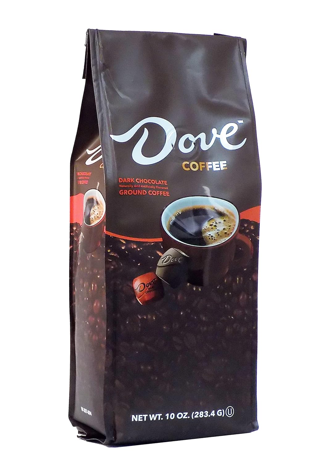 Ground Coffee, Medium Roast, Caramel Peanut Nougat Chocolate Snickers Flavored 10oz Bag