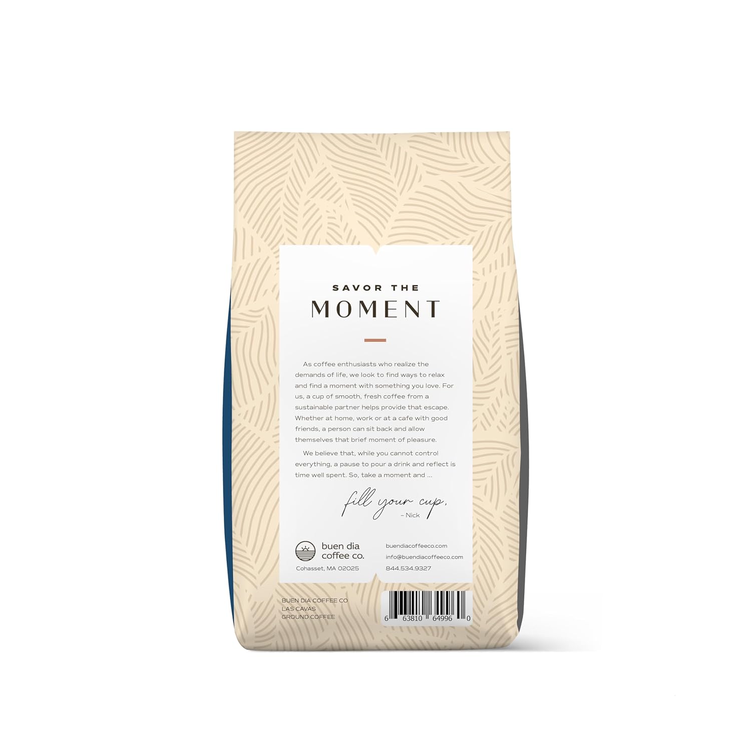Buen Dia Coffee Co. Decaf Ground Coffee, 10 Ounce - Certified Organic, Fairtrade Coffee