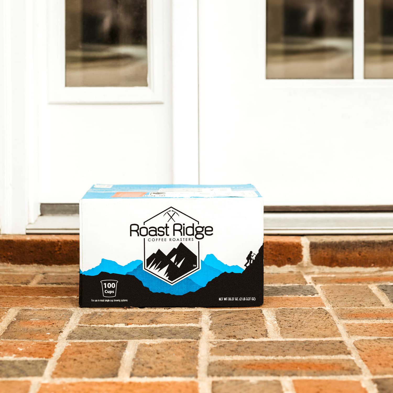 Roast Ridge Coffee 2.0 oz. Portion Pack Pre-Measured for Single Pot of Coffee, Donut Shop Blend, 40 Pouches