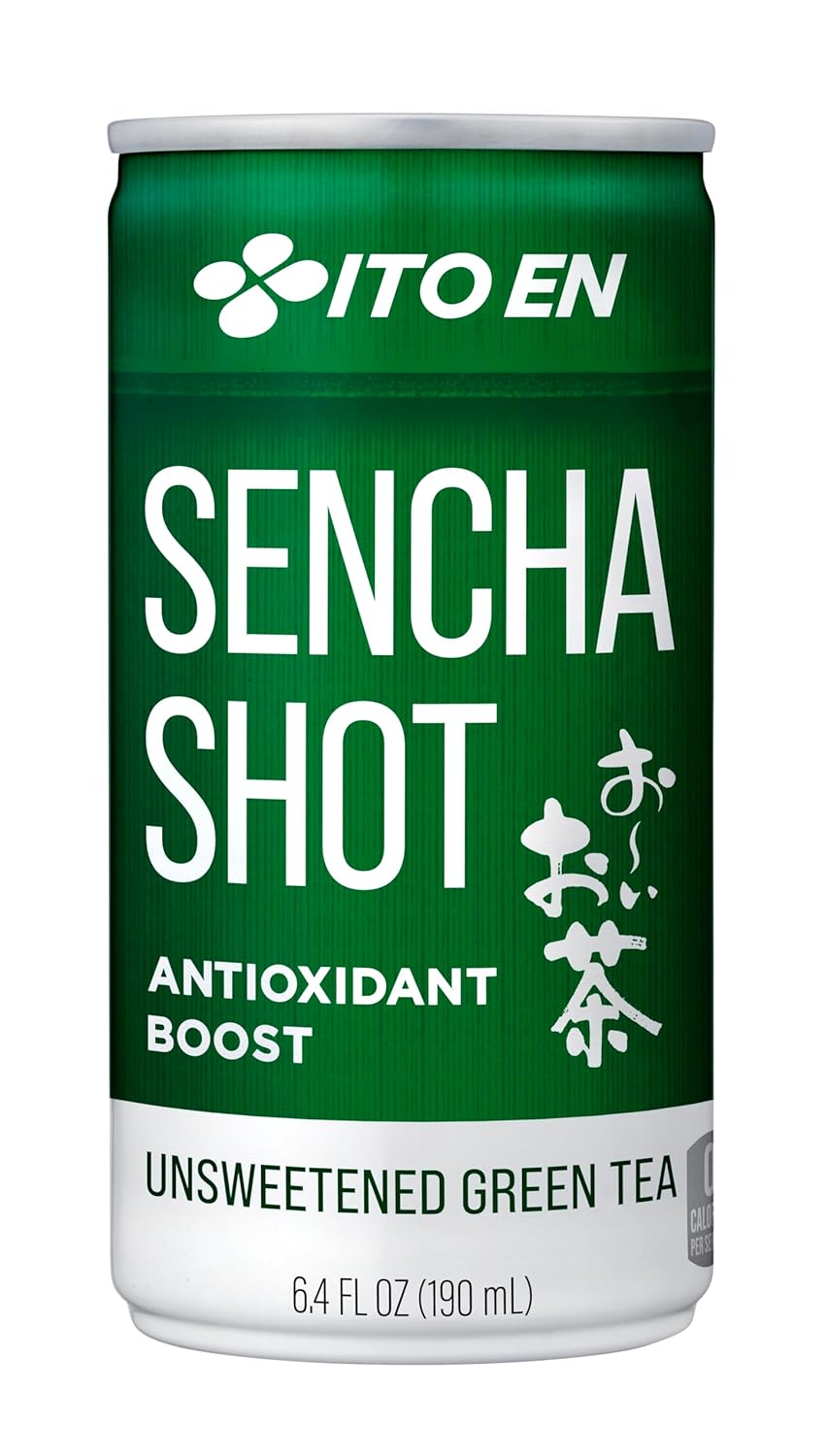 Ito En Sencha Shot, Japanese Green Tea, 6.4 Ounce (Pack of 30), Unsweetened, Zero Calories