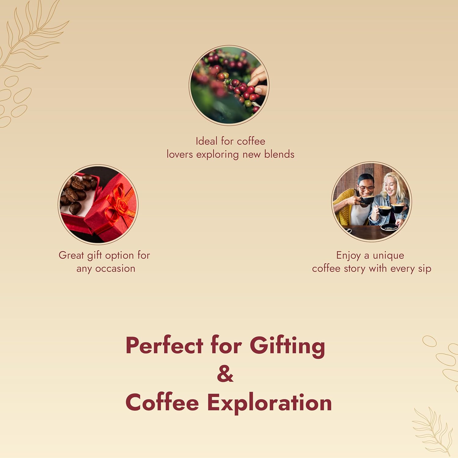 Happi Kaapi Indian Specialty Coffee, Light Medium Roast, Medium Ground, 12 oz, Single Origin and Handpicked
