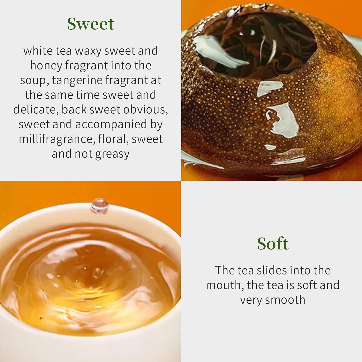 XIXICHA White Tea Premium Tangerine Peel White Tea 9.87oz(280g) Xiao Qing Gan White Tea Xinhui ChenPi White Citrus Tea Fuding White Tea Green Orange Peel 白茶 白茶小青柑 广东新会小青柑 福鼎白茶