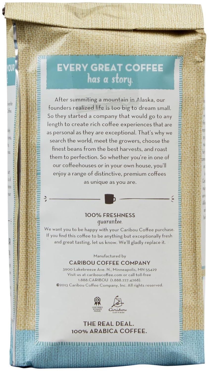 Caribou Coffee Ground Coffee Caribou Blend, 12 Ounce