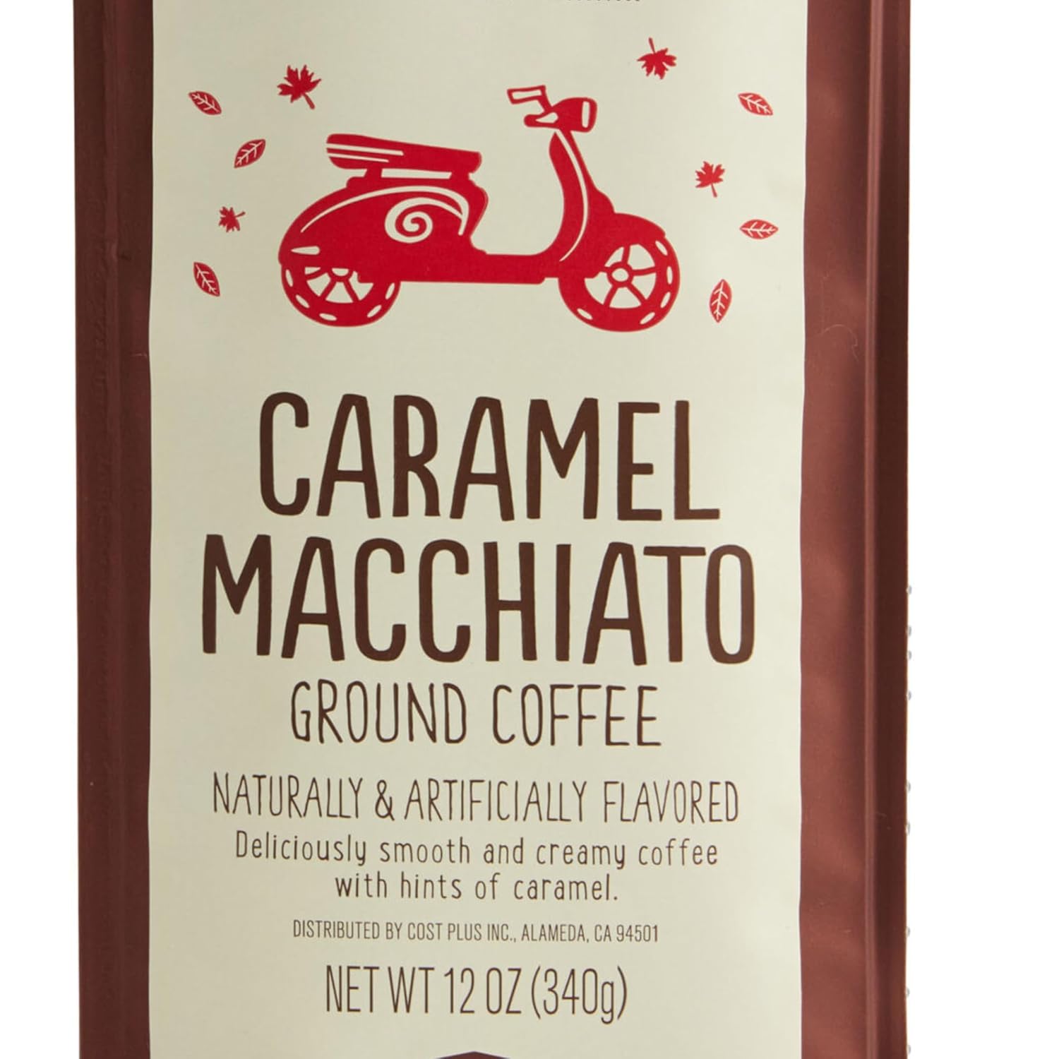 World Market Limited Edition Naturally Flavored Ground Coffee 12oz, 1 Pack (Caramel Macchiato)
