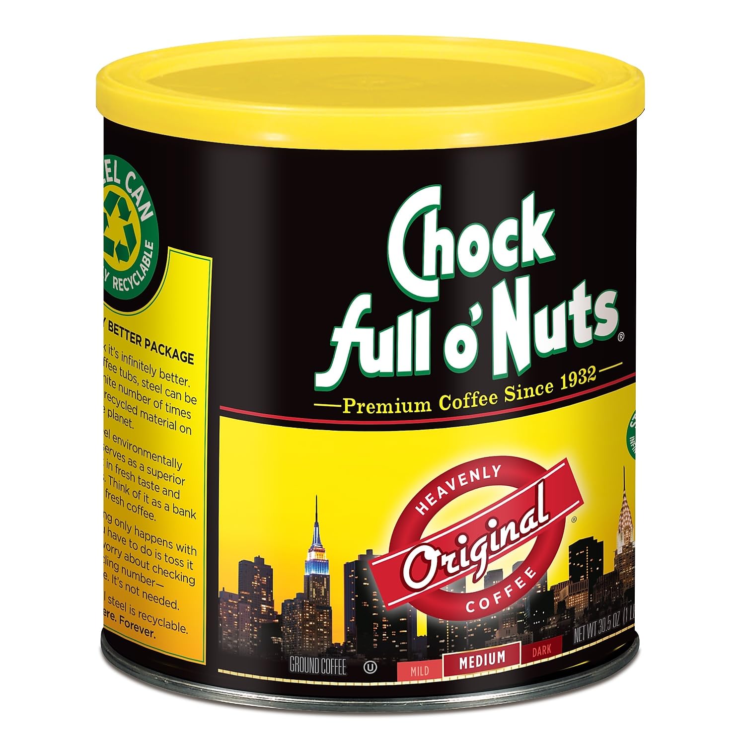 Chock full o'Nuts 1852817 Chock full o'Nuts Original Blend Ground Coffee