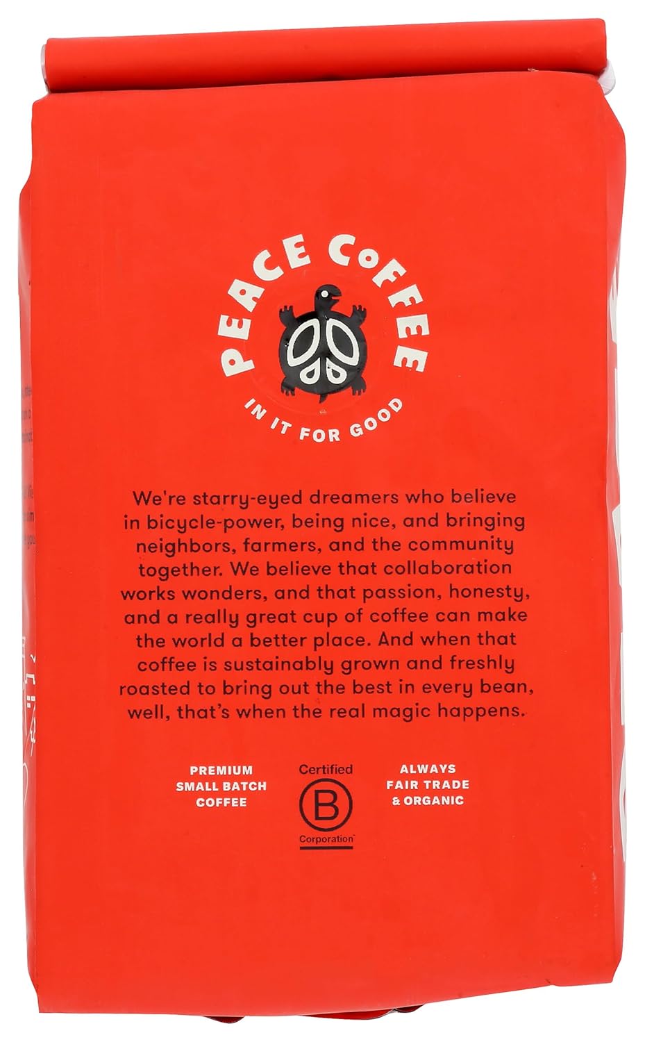PEACE COFFEE Organic Twin Cities Blend Coffee, 12 OZ