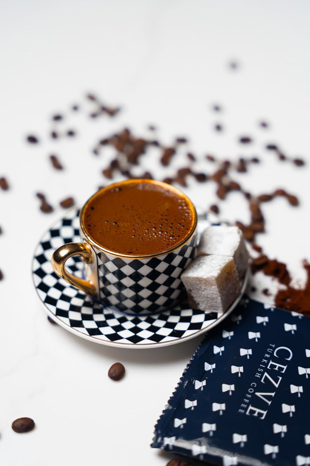 Cezve Turkish Coffee, 100% Arabica, Traditional/Geleneksel Flavor, Ground Coffee, 2,65oz (75gr)