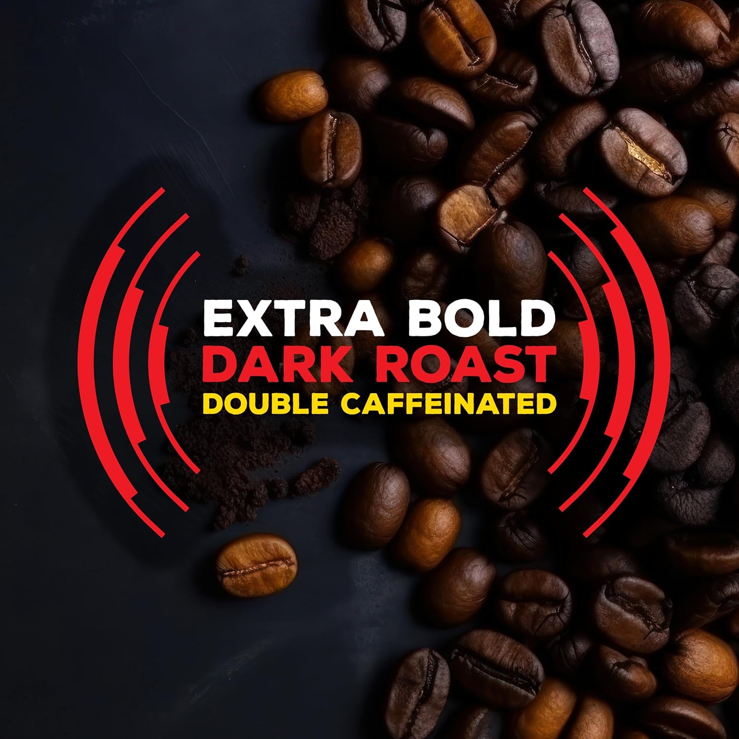 Red Alert Extra Strong Ground Coffee, 10 Oz, Bold and Intense Flavor, High Caffeine for Extra Energy, Perfect for a Powerful Morning Boost