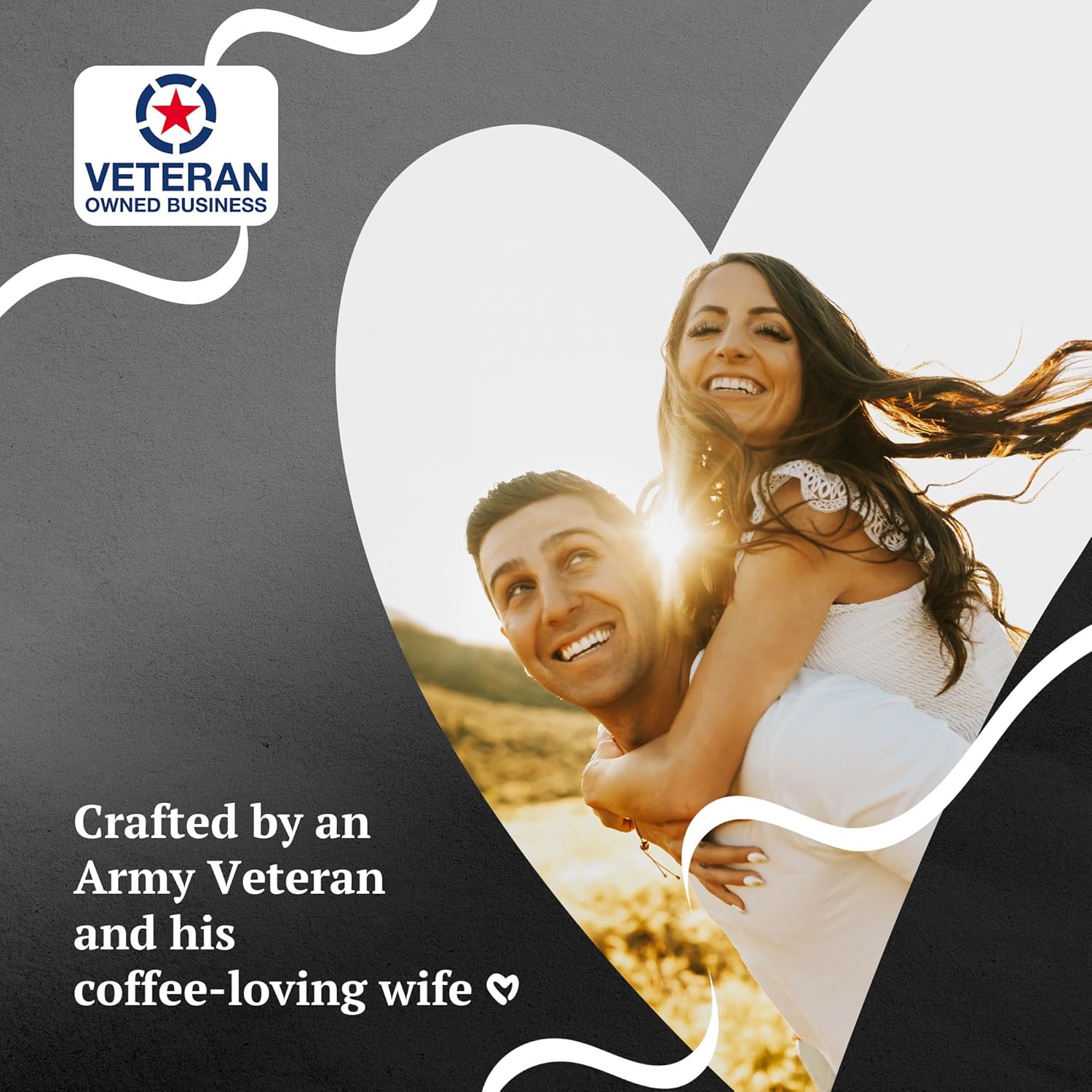 Couple’s Coffee Ground Coffee | Gives Back to Military Families | Jamaican Me Crazy | Vanilla, Caramel, and Rum Flavored Coffee | Made with 100% Arabica Beans | 12oz bag brews about 34 cups