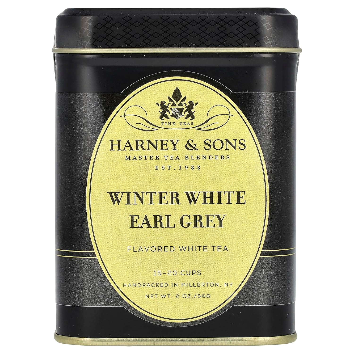 Harney & Sons Winter White Earl Grey Tea, 2 oz loose leaf tea