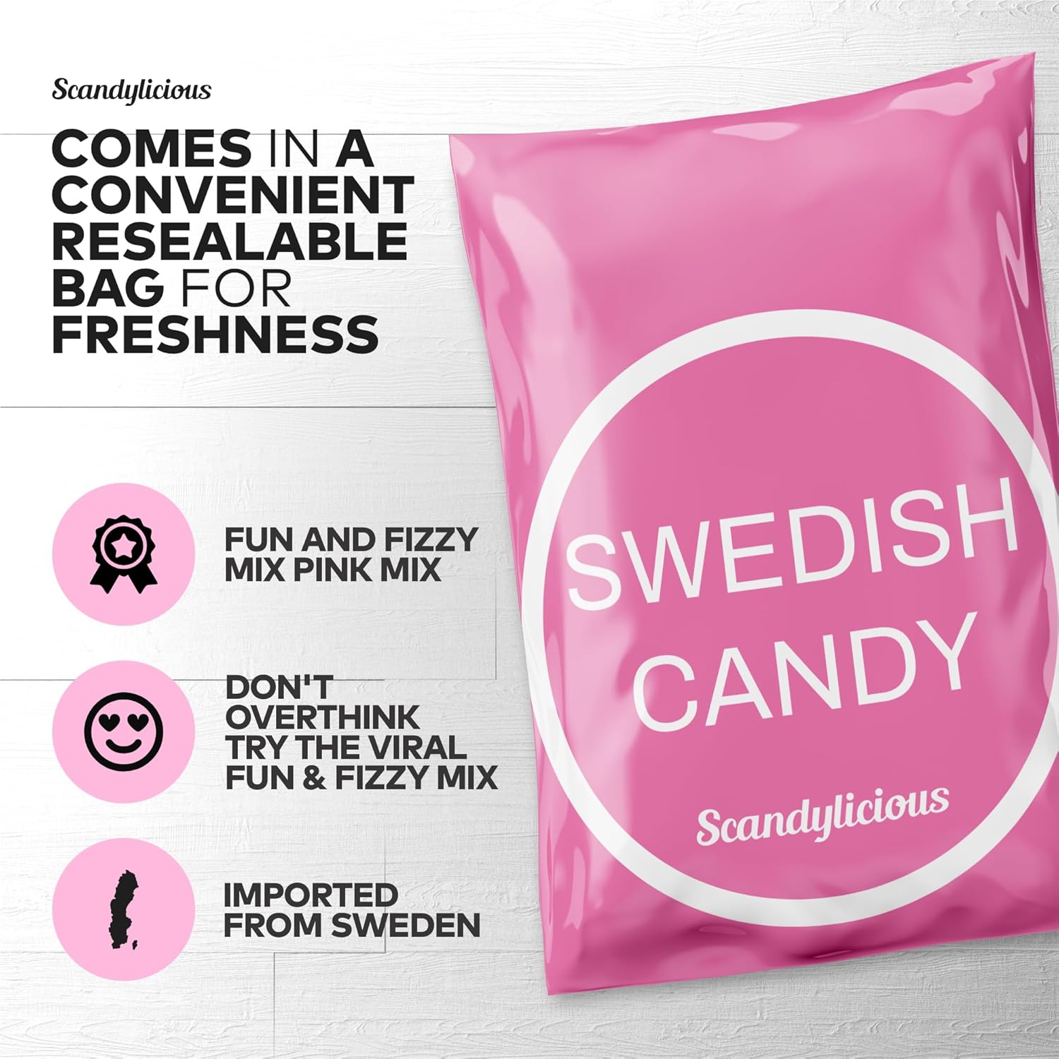 Swedish Candy Bubs Mix Sour and Sweet