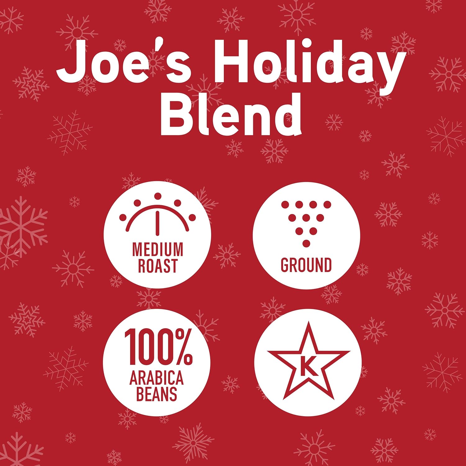 Joe Knows Coffee, Joe Holiday Blend, 1-12 oz ground coffee, by Paramount Roasters, Paramount Coffee Company