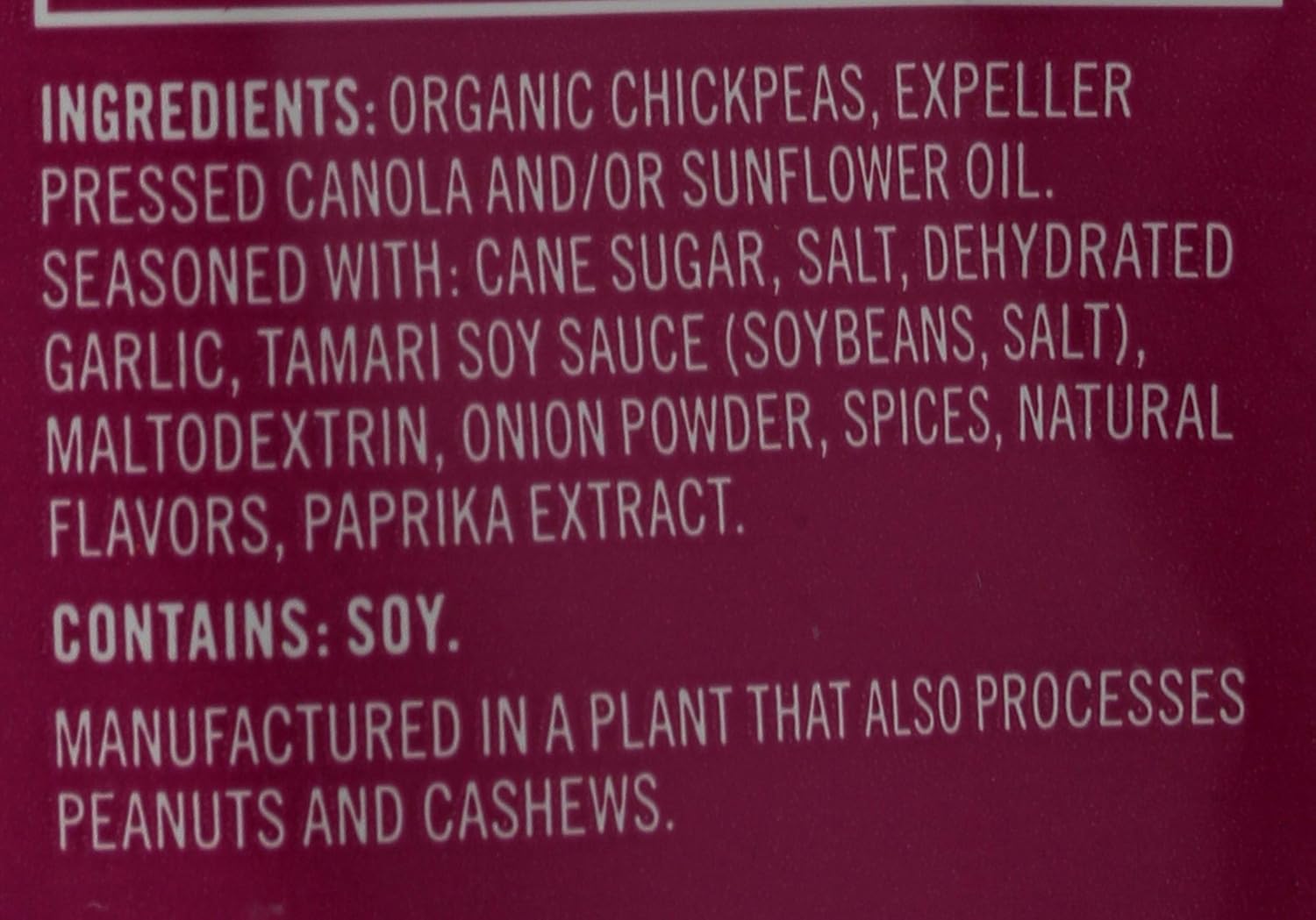 Saffron Road Korean BBQ Crunchy Chickpea Snack, 6oz - Gluten Free, Non-GMO, Halal, Kosher, Vegan
