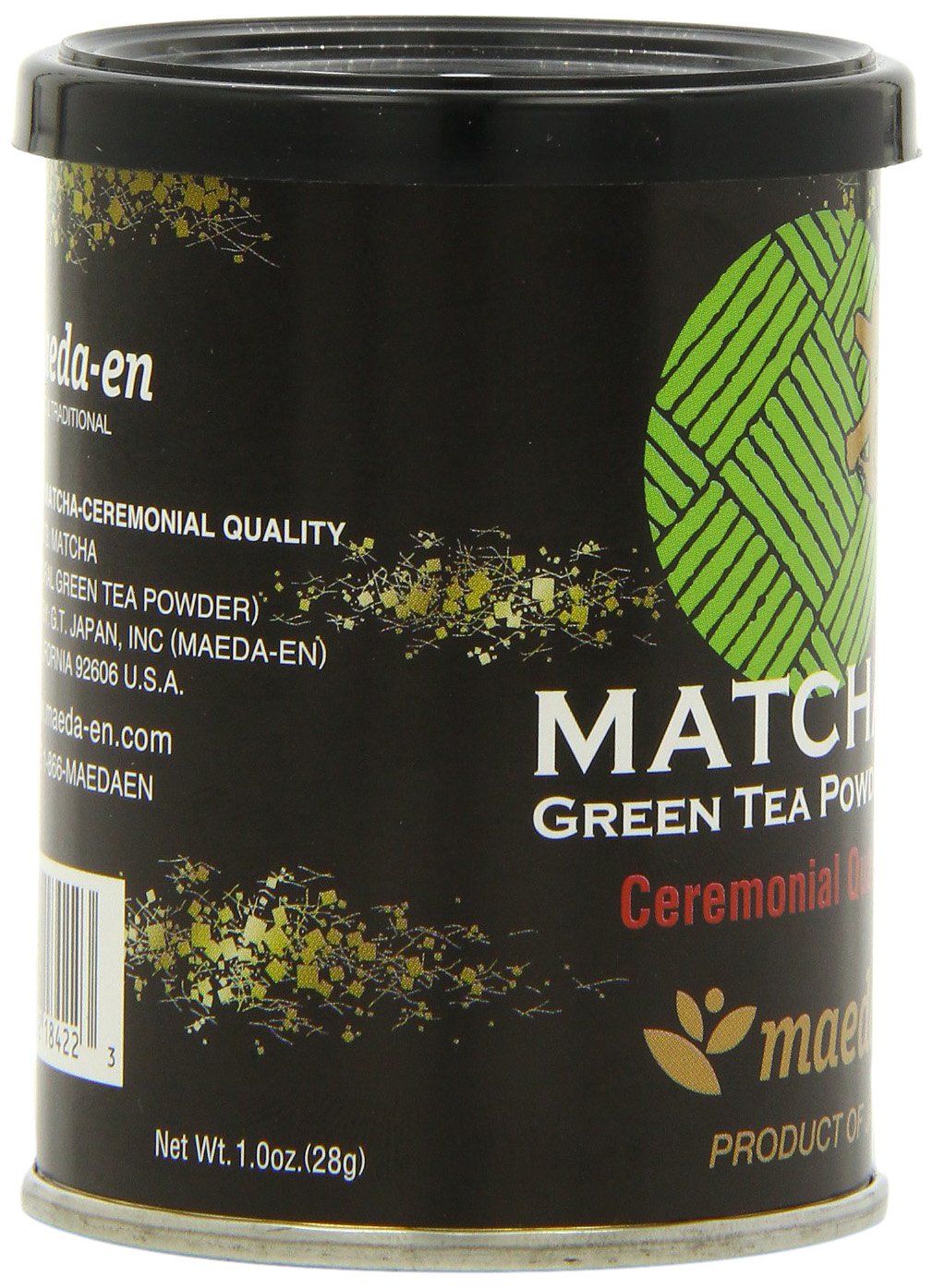 Maeda-En Matcha Ceremonial Quality Green Tea Powder, 1-Ounce