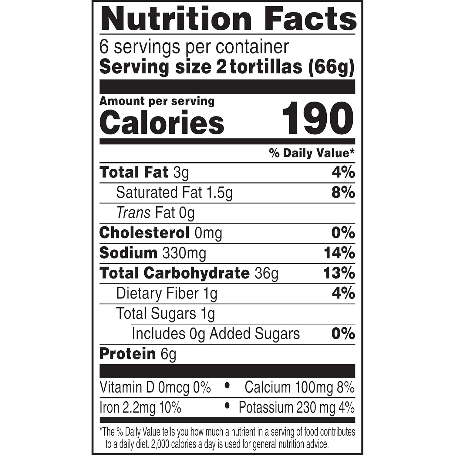 Ortega Tortillas, Flour, 6 Inch, 12 Count (Pack of 12)