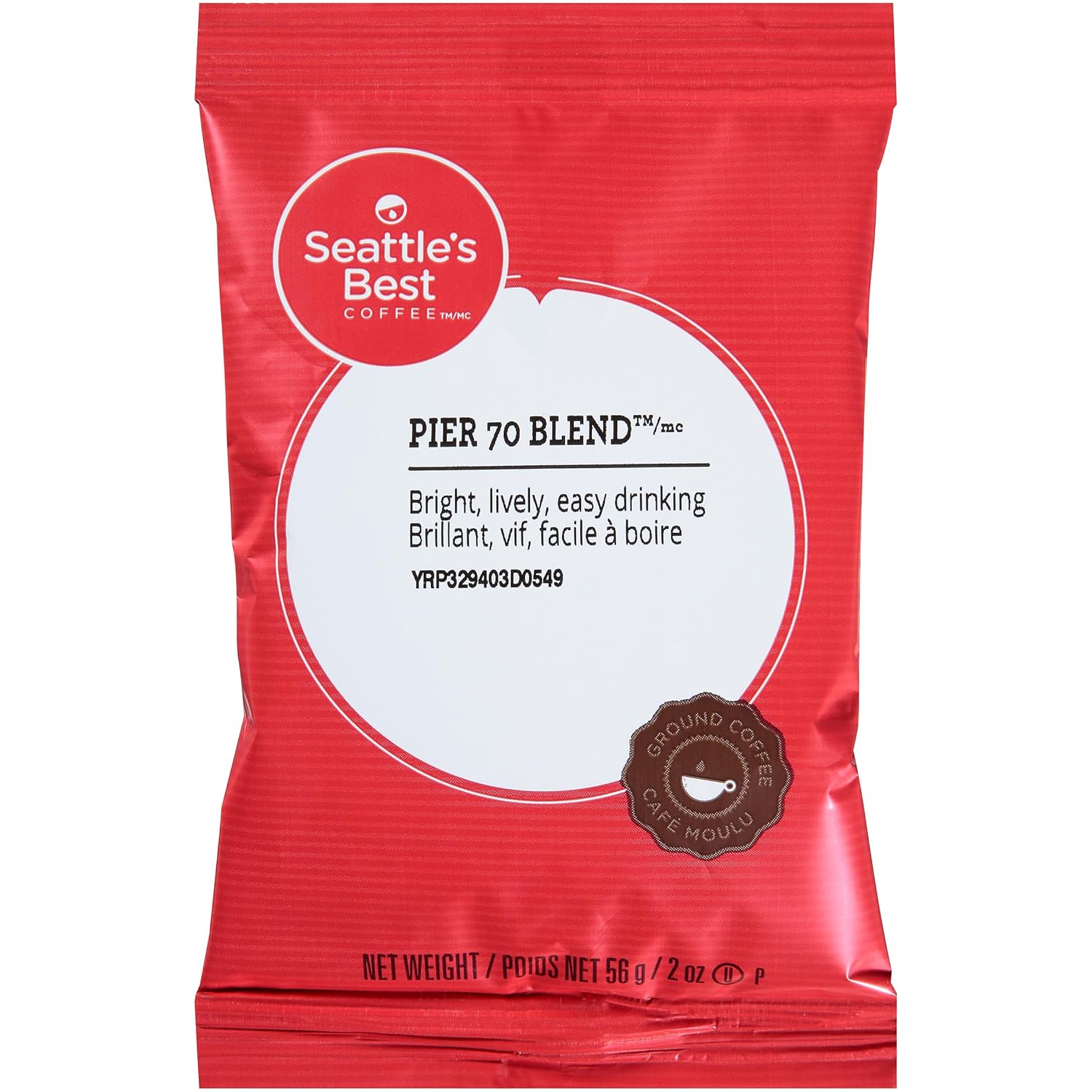 Seattle's Best Coffee Level 2 Pier 70 Blend Ground Coffee