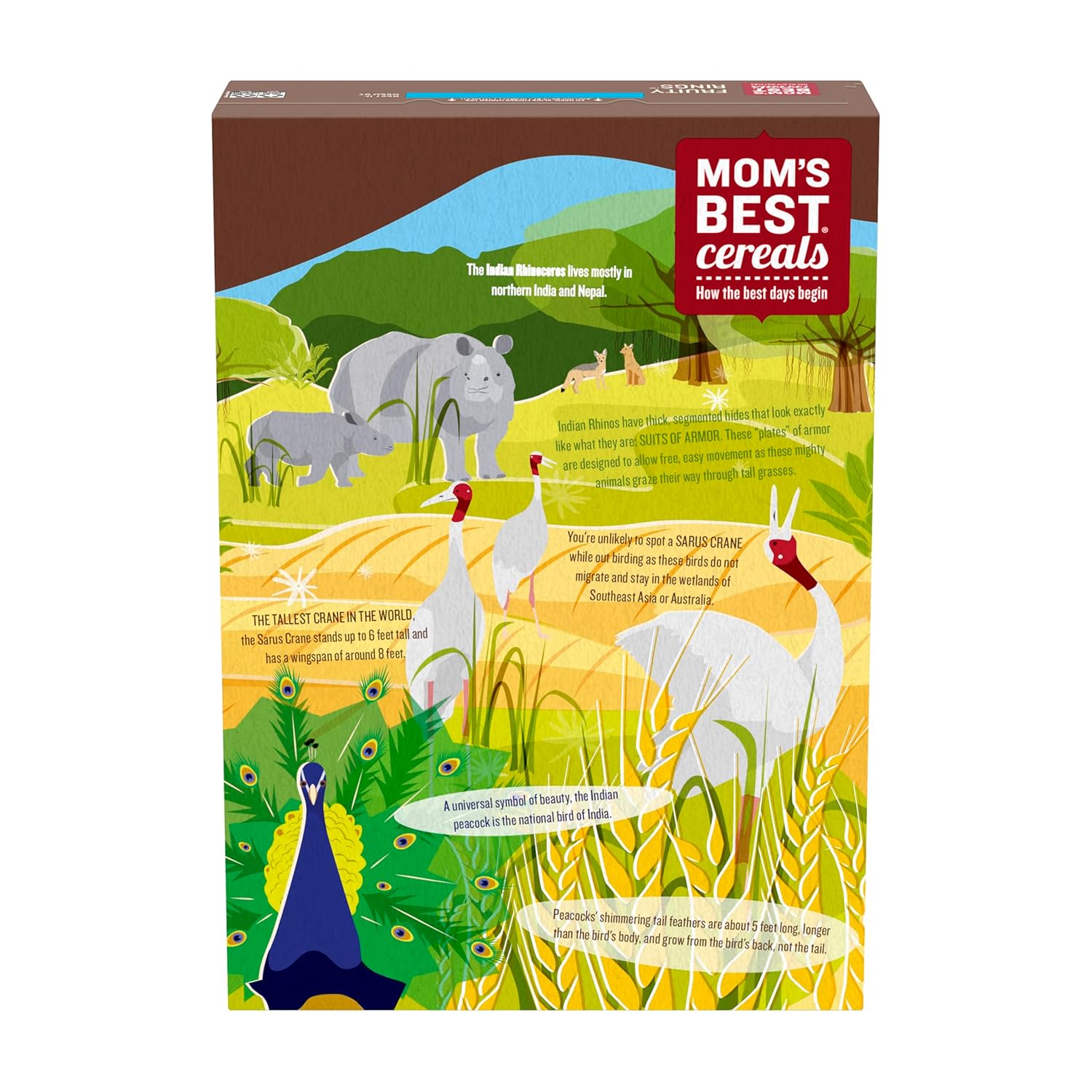 Mom's Best Fruity Rings Cereal, Kosher, 12.2 oz Box (Pack of 8)