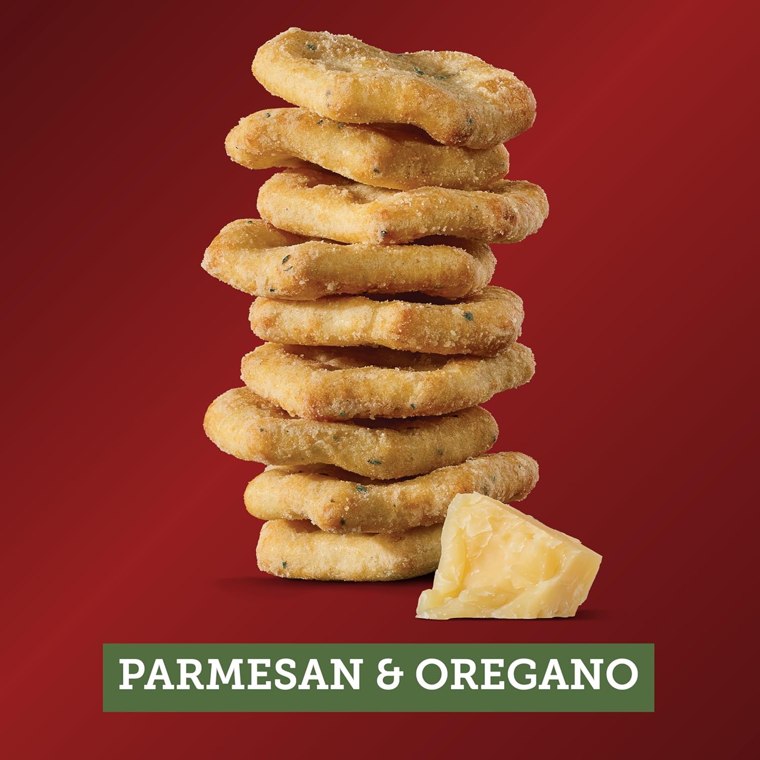 Sargento® Cheese Bakes Parmesan and Oregano Crackers, Cheese Crackers, 6-4.5 oz Bags