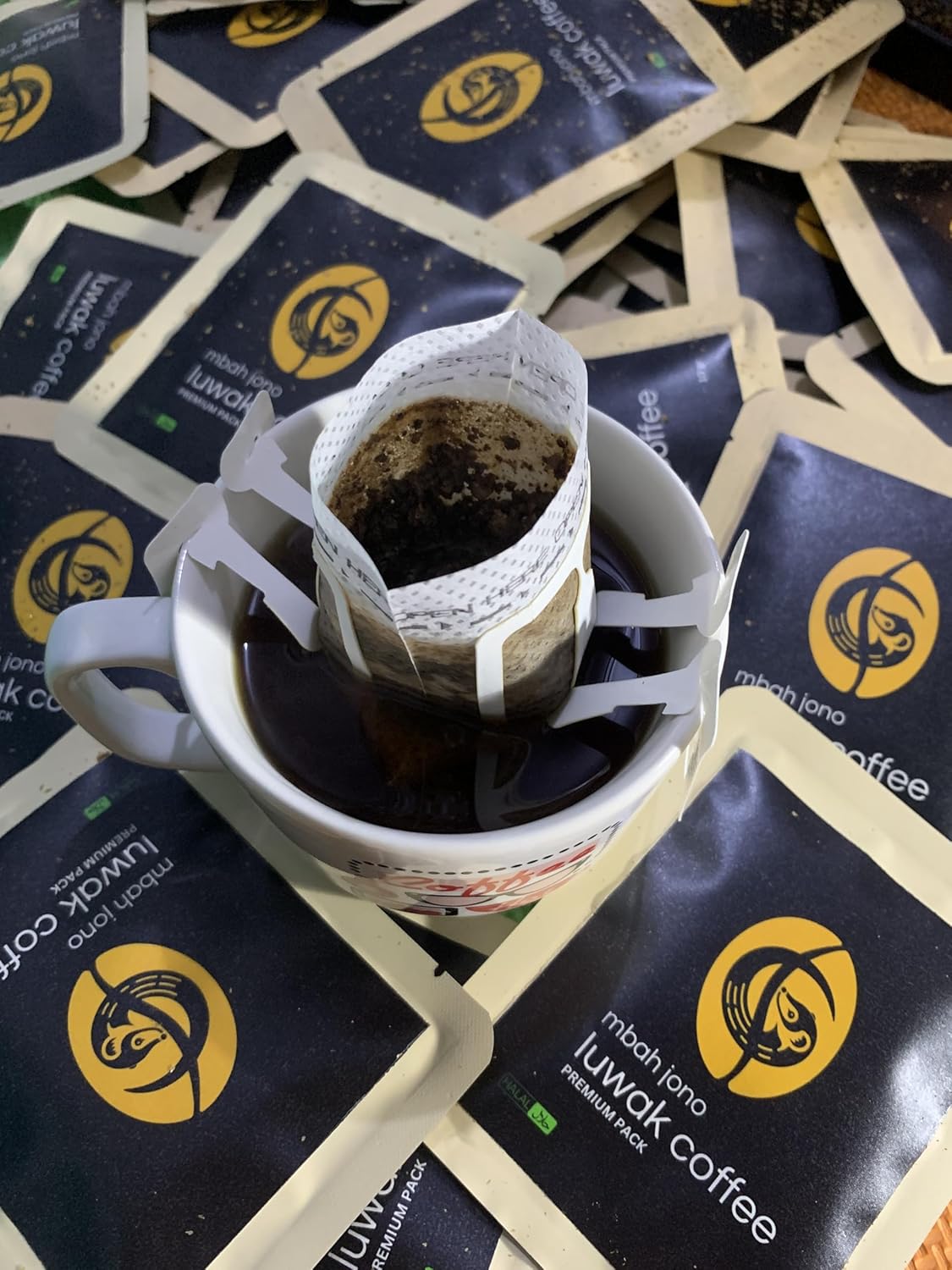 Generic Mbah Jono Wild Luwak Arabica Coffee Drip - Premium Pack - 5 Drip Bag per Box
