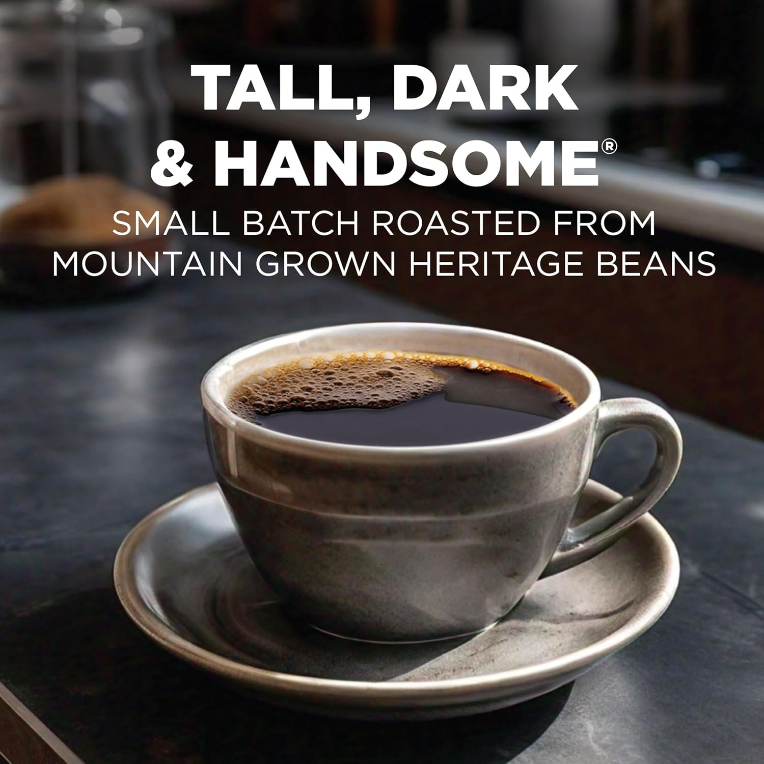 Maud's Dark Roast Ground Coffee, 1 Bag (20 oz), 100% Arabica Coffee, 52 Servings